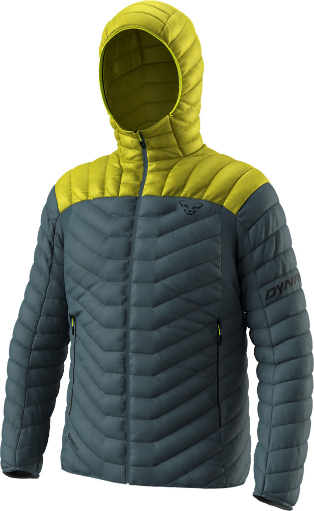 Bunda Dynafit Ridge Ultralight DWN golden lime Barva: šedá / limetková, Velikost: M