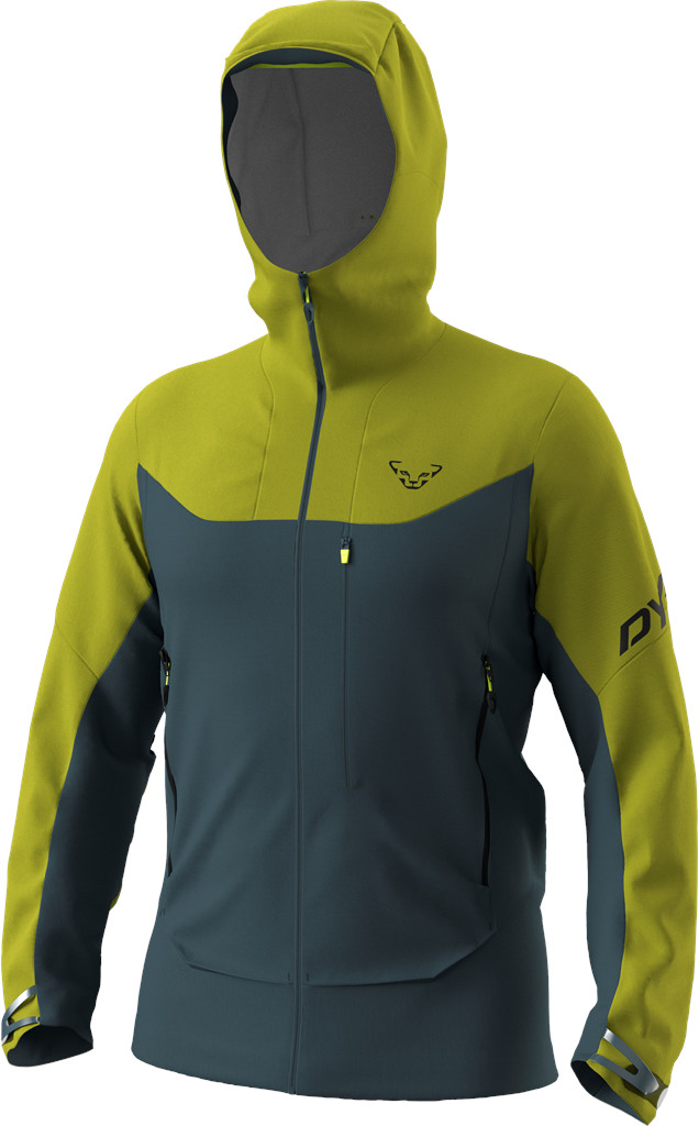 Bunda Dynafit Radical Softshell golden lime Barva: šedá / limetková, Velikost: M