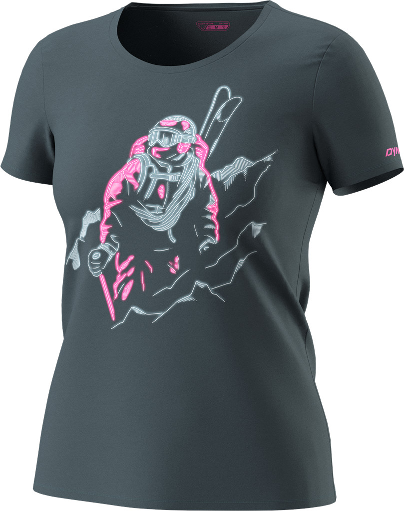 Tričko Dynafit Blacklight Cotton W cinder Barva: šedá, Velikost: L