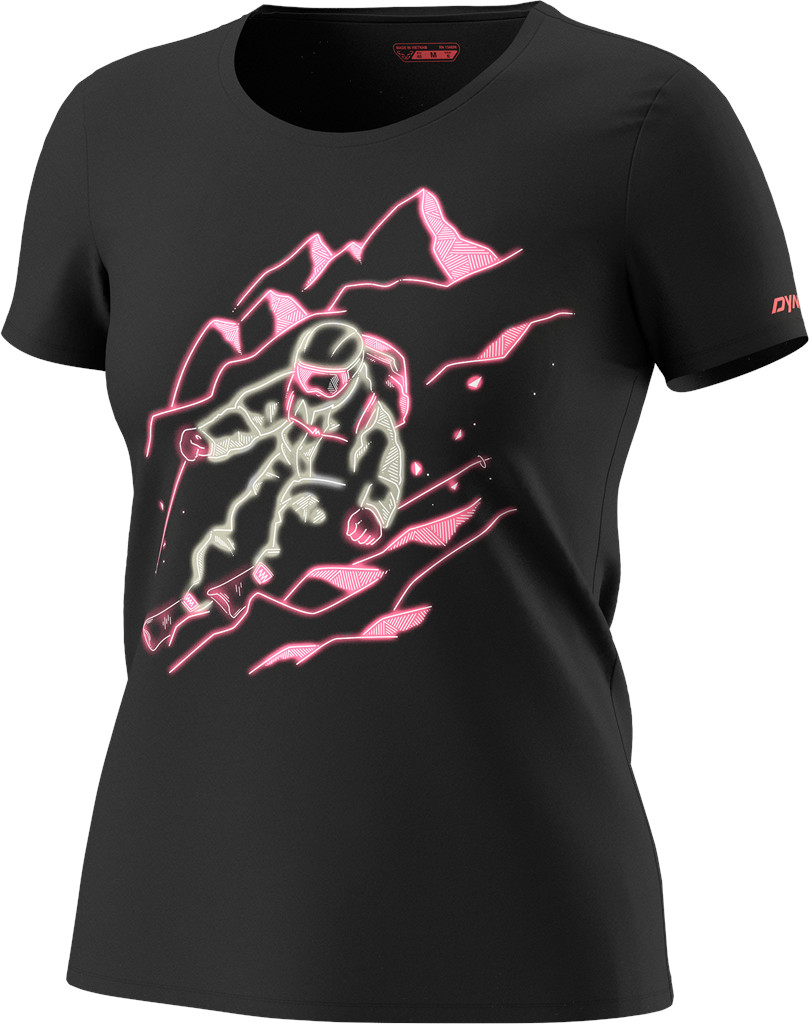 Tričko Dynafit Blacklight Cotton W black out Barva: černá, Velikost: M
