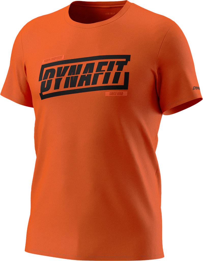 Triko Dynafit Graphic Cotton S/S TEE alabama/tabloid Barva: oranžová, Velikost: L