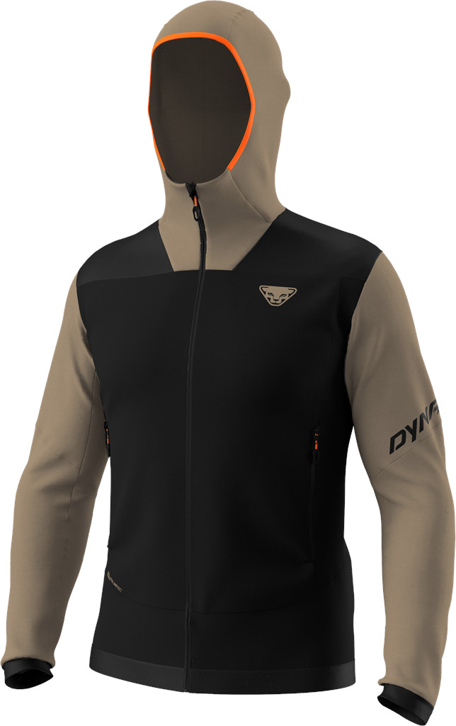 Mikina Dynafit Tigard PTC Hooded fallen rock Barva: černá / khaki, Velikost: S