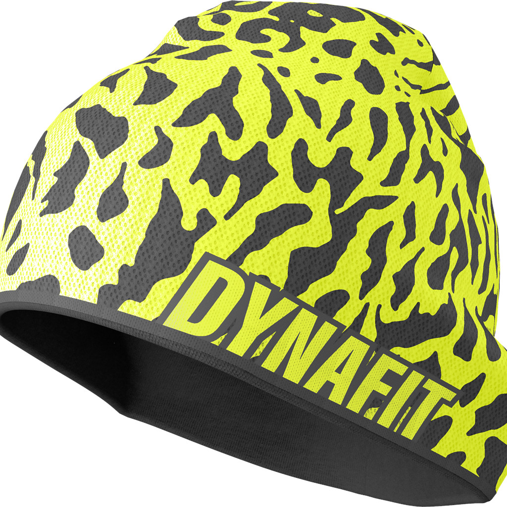 Čepice Dynafit Graphic Beanie ultra yellow Barva: žlutá / šedá, Velikost: UNI