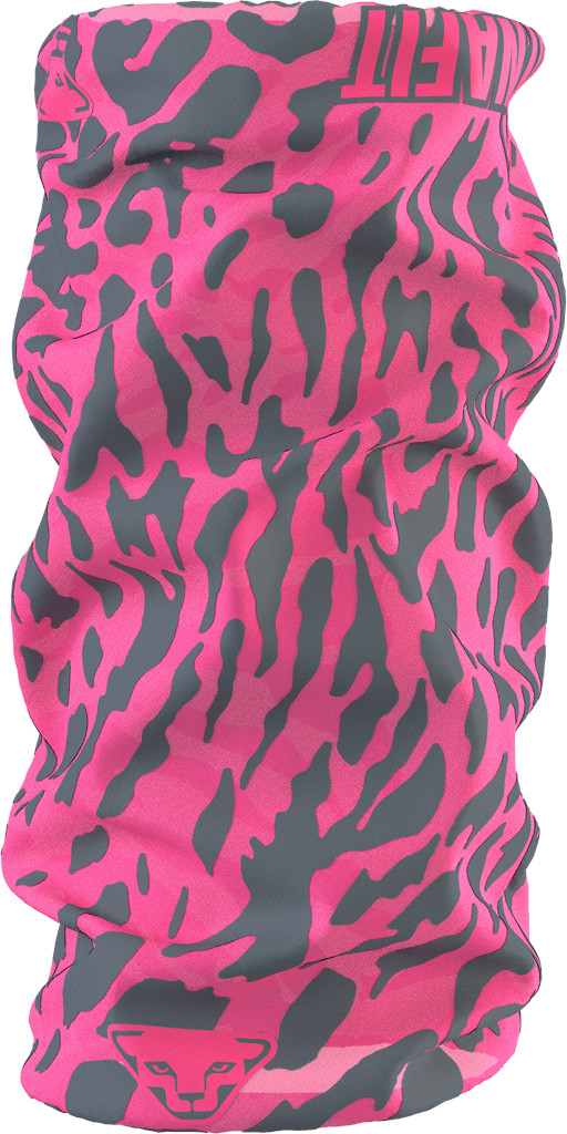 Nákrčník Dynafit Graphic Neck Gaiter cheeky pink/6A33 Barva: růžová / šedá, Velikost: UNI