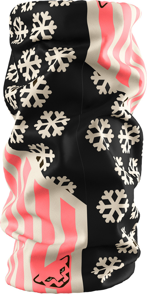 Nákrčník Dynafit Graphic Neck Gaiter overcast Barva: černá / krémová / korálová, Velikost: UNI