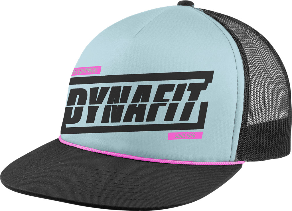 Dynafit Graphic Trucker Cap cloud blue/TABLOID Barva: modrá, Velikost: UNI