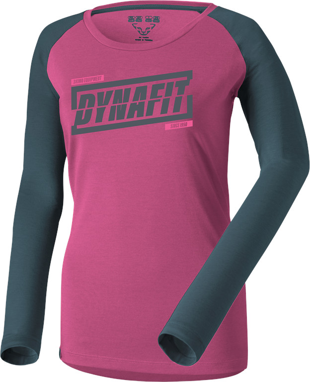 Triko Dynafit 24/7 Long Sleeve W magenta Barva: růžová / modrá, Velikost: M