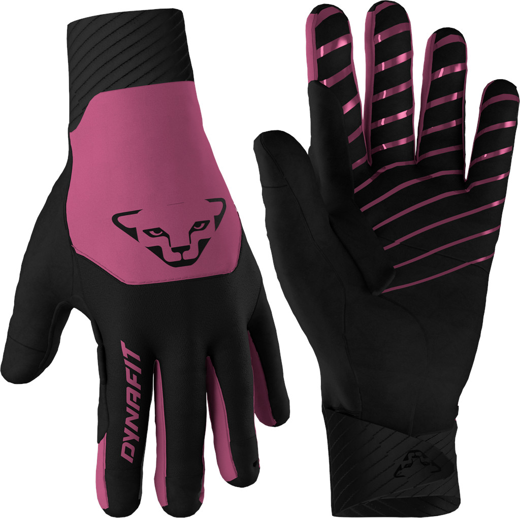 Rukavice Dynafit Blacklight Softshell magenta Barva: růžová / černá, Velikost: S