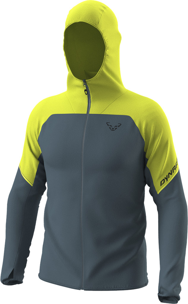 Bunda Dynafit Alpine Wind ultra yellow Barva: šedá / limetková, Velikost: M