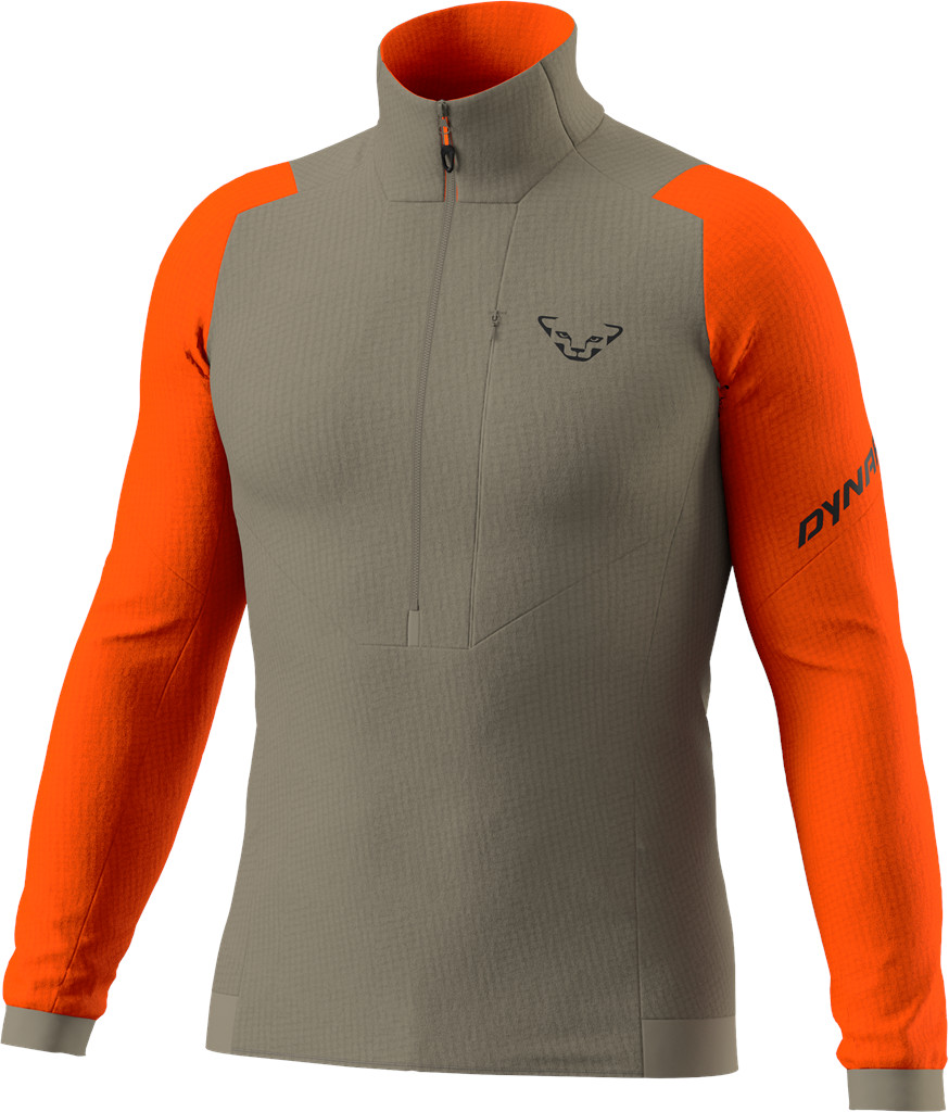Mikina Dynafit Blacklight Thermal 1/2 Zip alabama Barva: khaki / oranžová, Velikost: XXL