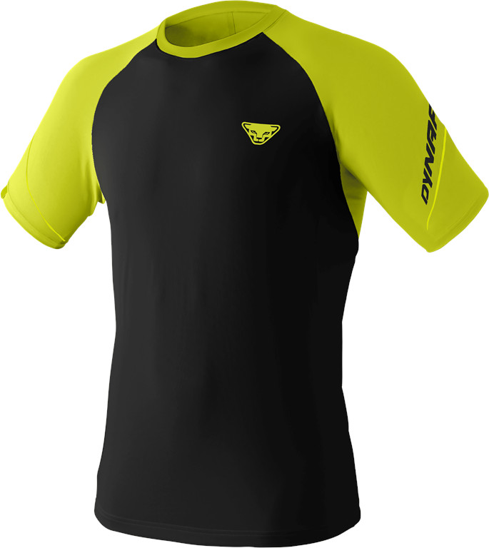 Triko Dynafit Alpine Pro SS TEE ultra yellow Barva: černá / žlutá, Velikost: M