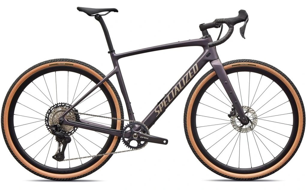 Specialized Diverge 4 Expert Di2 nebula metallic/sandstone metallic Barva: fialová, Velikost: 56 cm