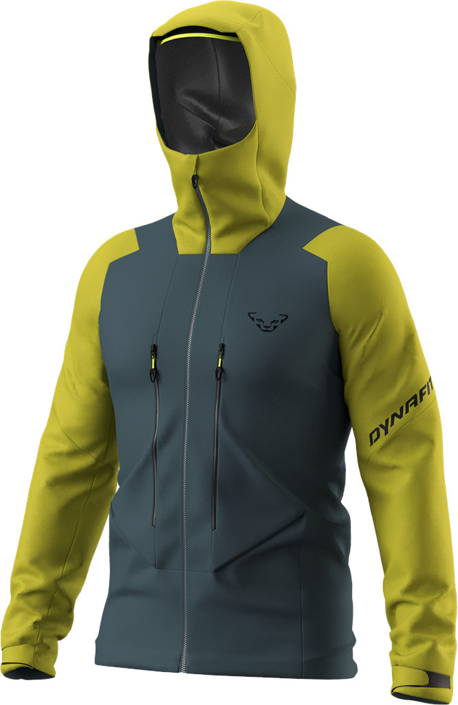 Bunda Dynafit Blacklight 3L golden lime Barva: šedá / limetková, Velikost: L