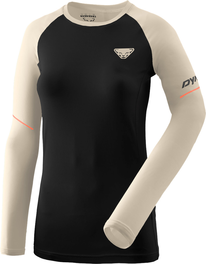 Tričko s dlouhým rukávem Dynafit ALPINE PRO W overcast Barva: černá / krémová, Velikost: XL