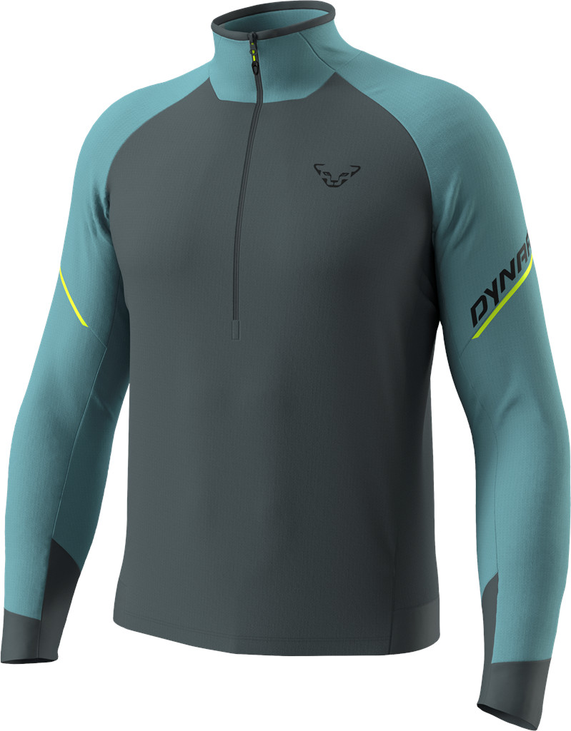 Mikina Dynafit Alpine Longsleeve 1/2 Zip smoke blue Barva: modrá, Velikost: L
