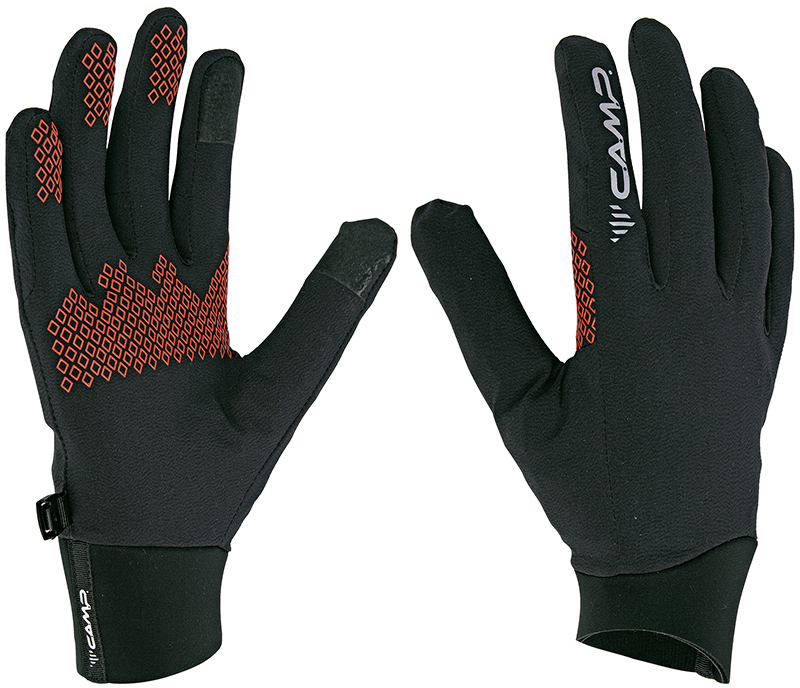 Rukavice Camp G Air Light black/dark orange Barva: černá / oranžová, Velikost: S
