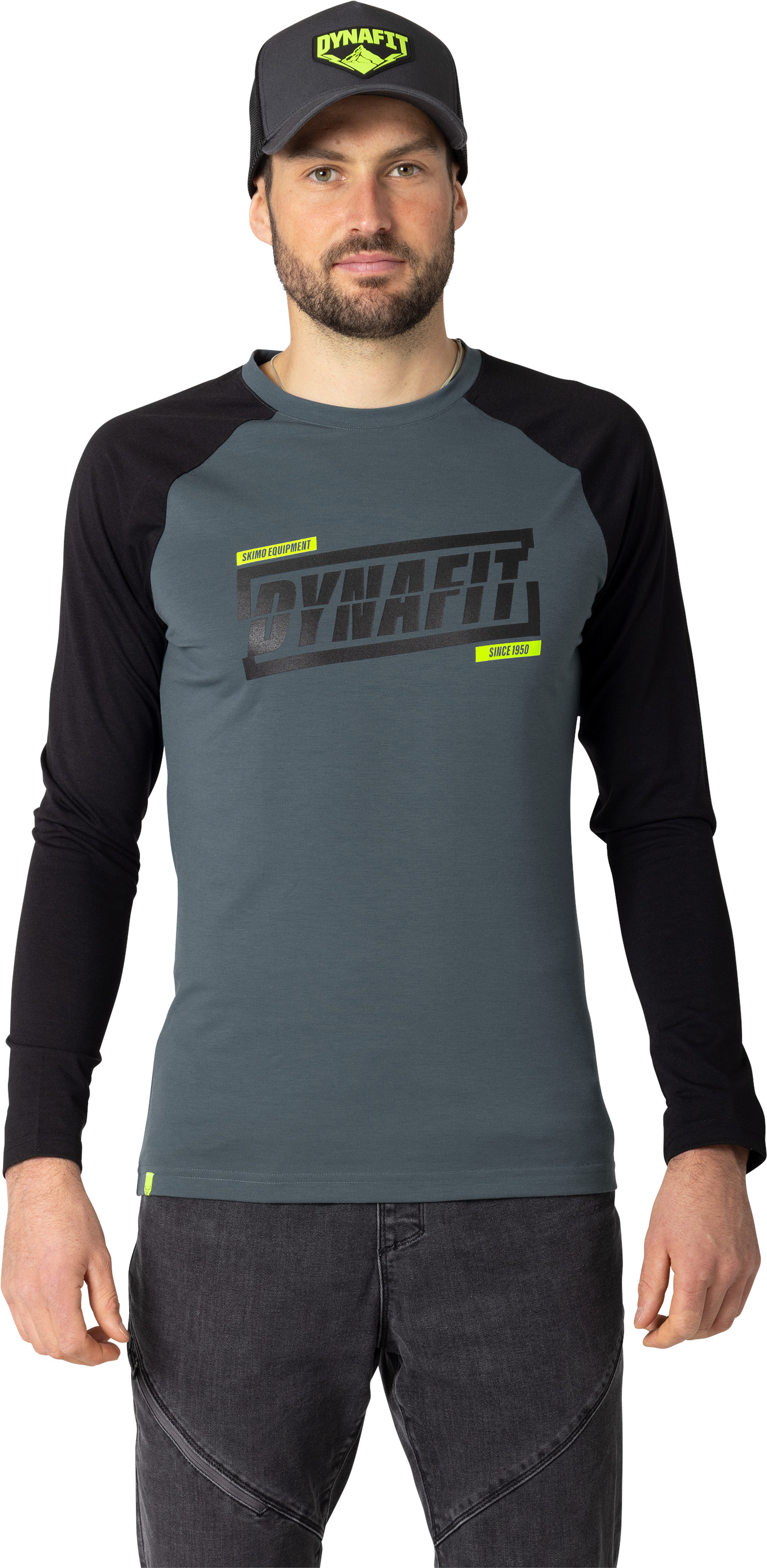 Triko Dynafit 24/7 Long Sleeve cinder Barva: šedá / černá, Velikost: S