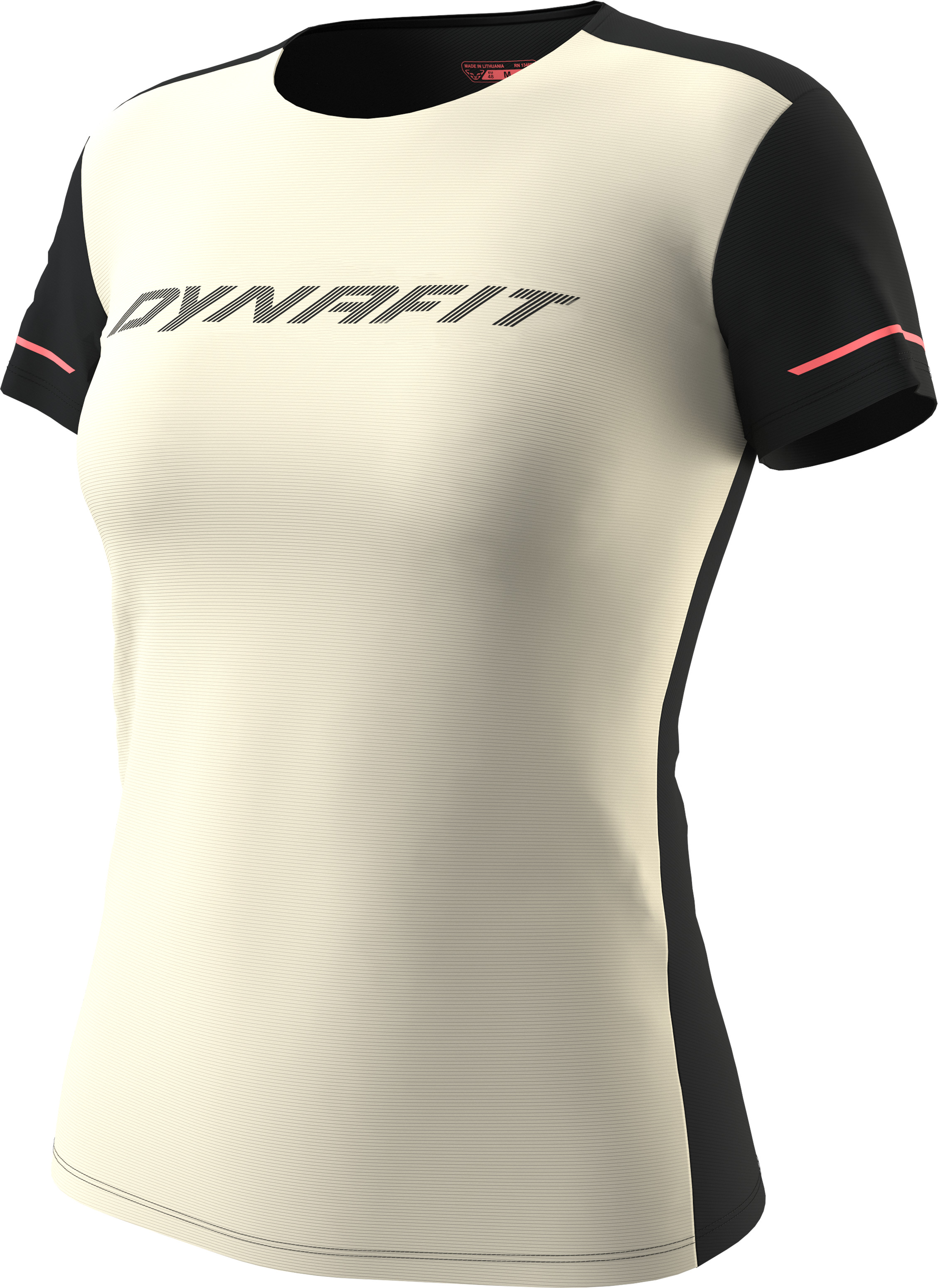 Triko Dynafit Alpine 2 S/S Tee W overcast Barva: krémová / černá, Velikost: L