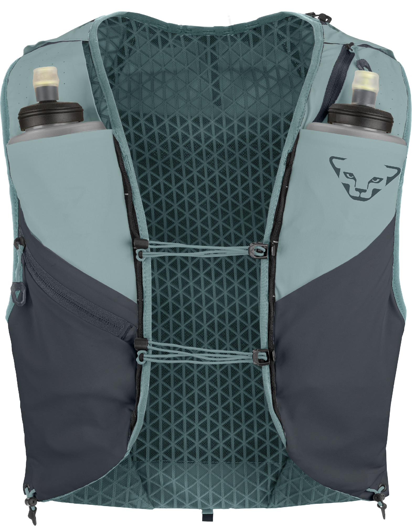 Běžecká vesta Dynafit Alpine 8 smoke blue/cinder Barva: modrá / šedá, Velikost: M / L