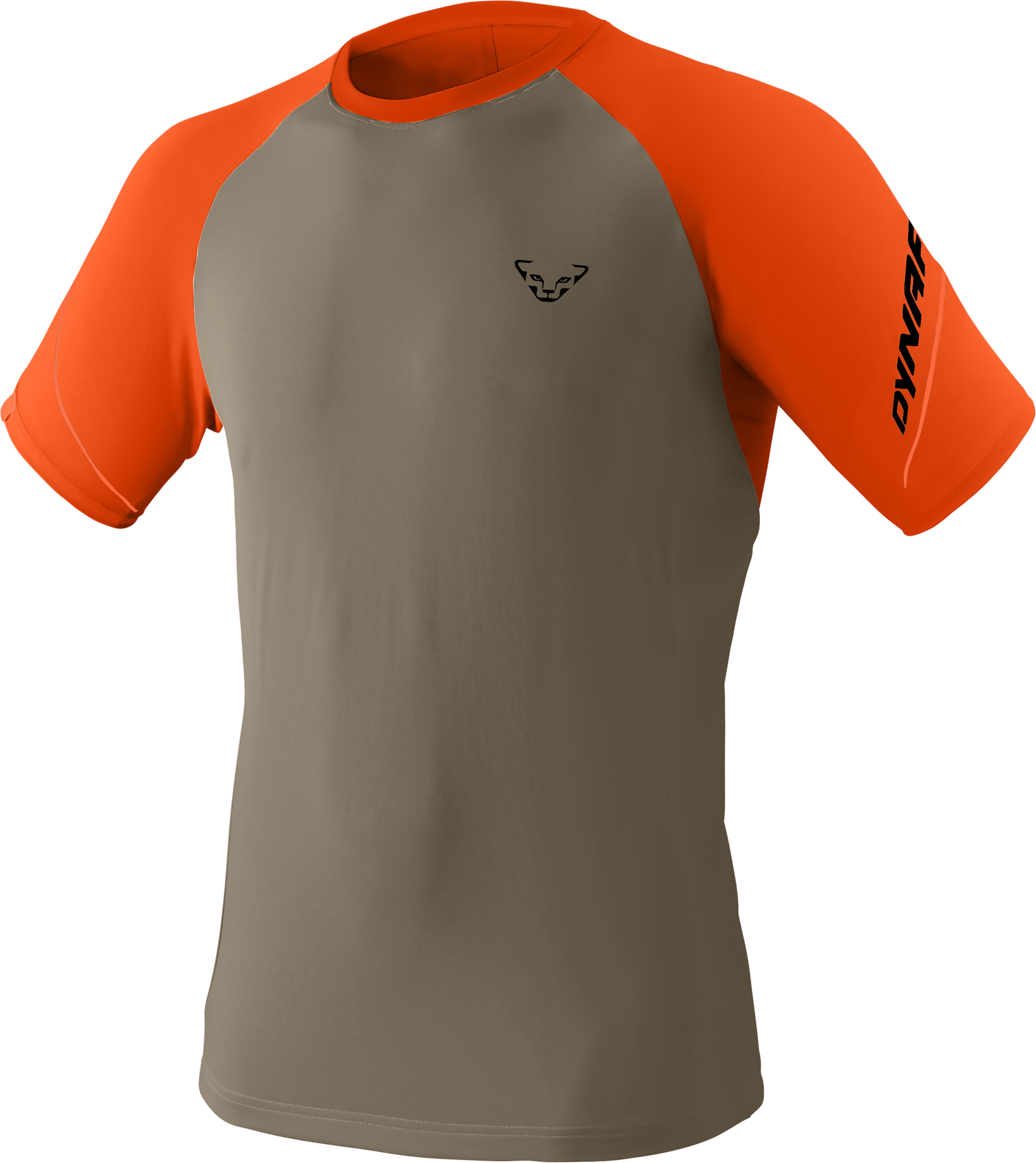 Triko Dynafit Alpine Pro SS TEE fallen rock Barva: khaki / oranžová, Velikost: M