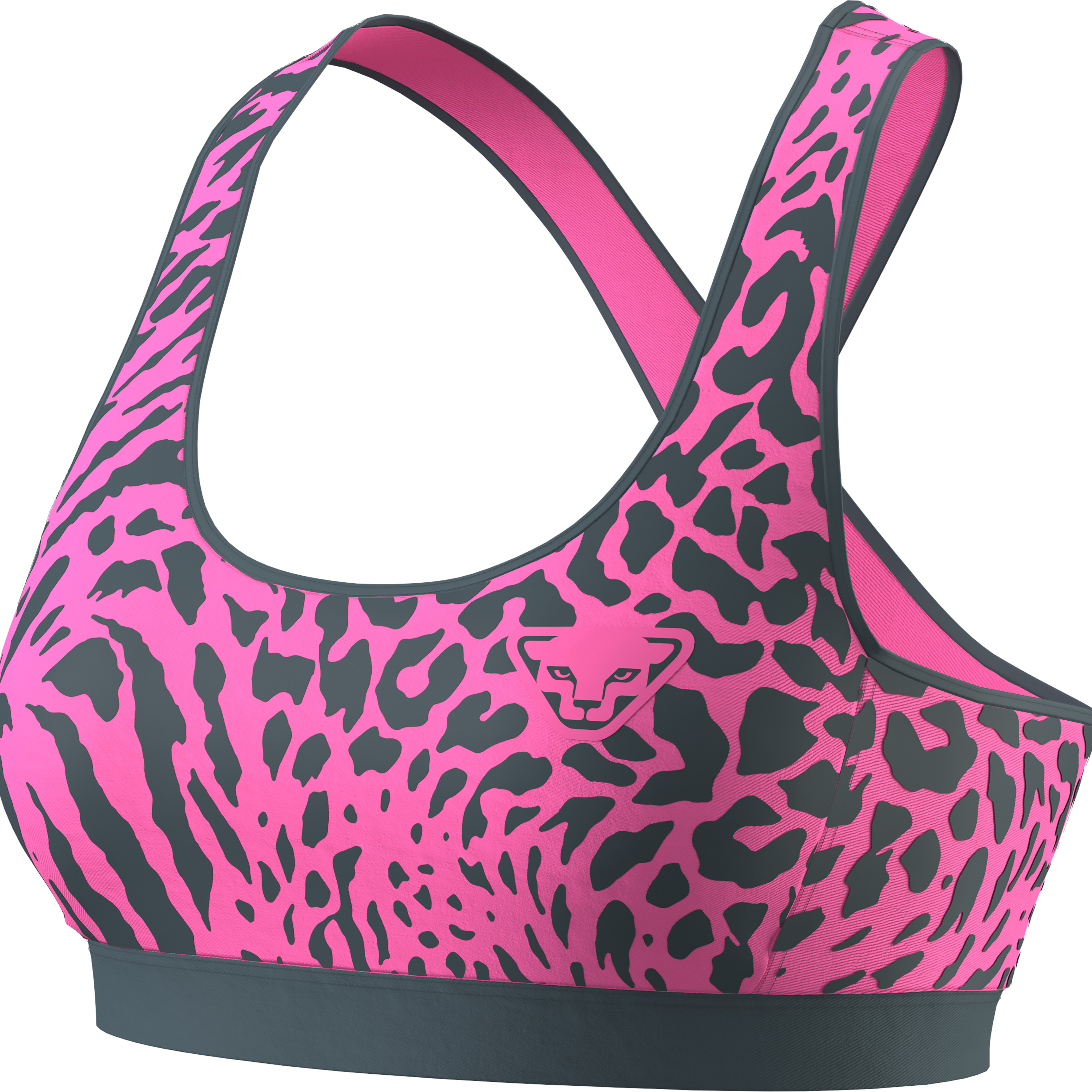 Podprsenka Dynafit Alpine Graphic Bra W pink glo Barva: růžová / šedá, Velikost: XL