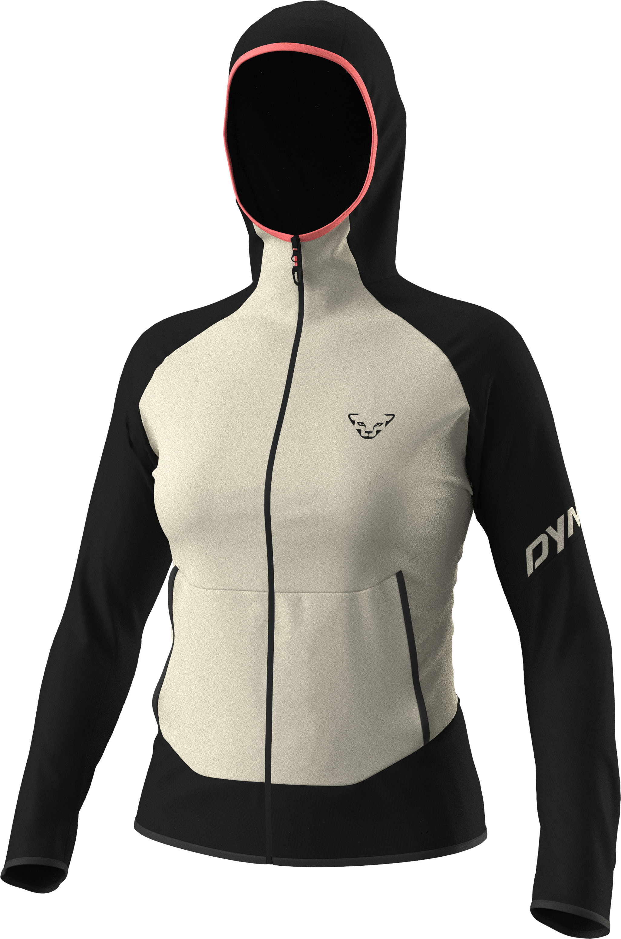 Mikina Dynafit Transalper Light PTC Hoody W black out/overcast Barva: krémová / černá, Velikost: L