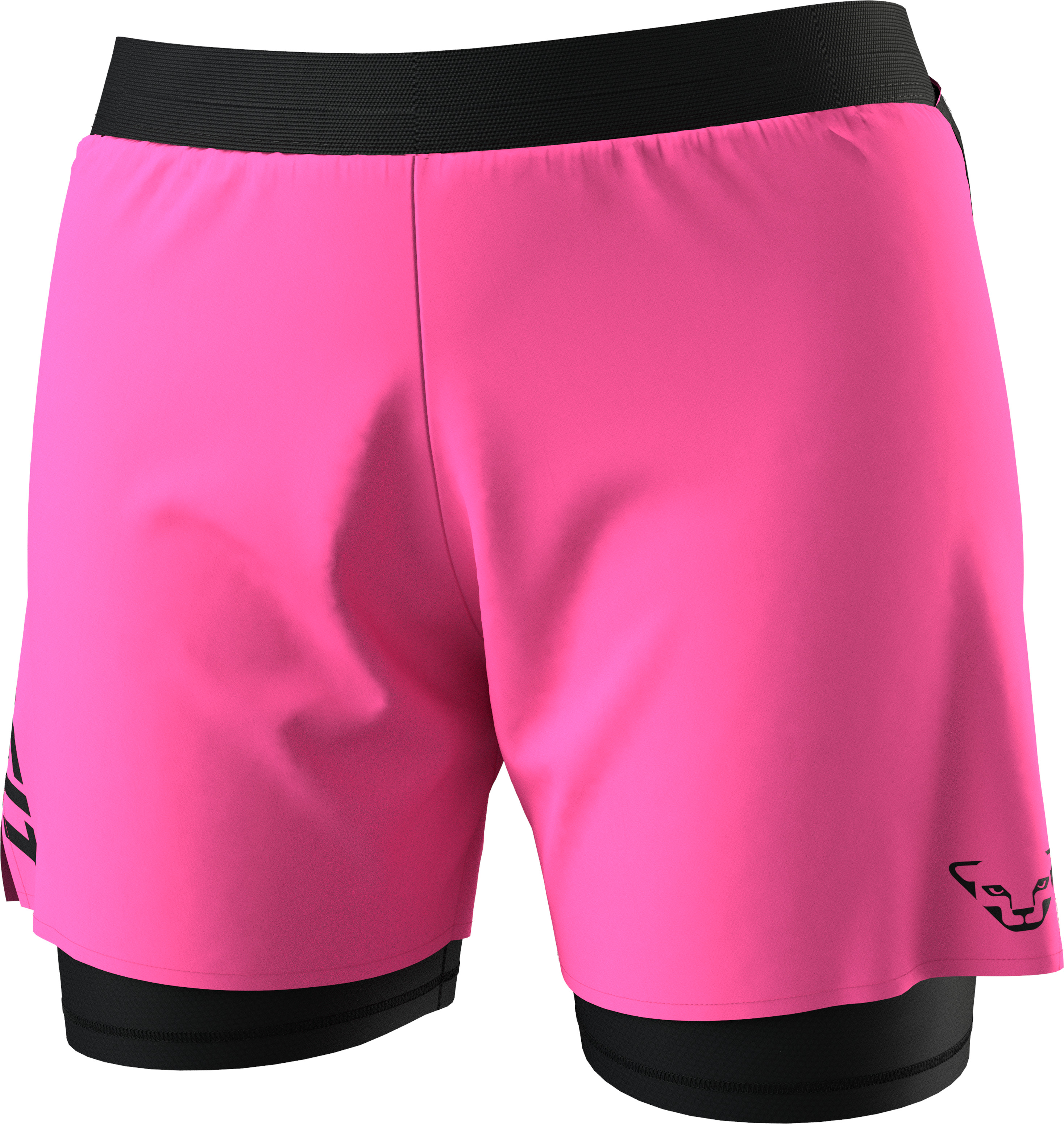 Kraťasy Dynafit Alpine PRO 2/1 W pink glo Barva: růžová / černá, Velikost: L