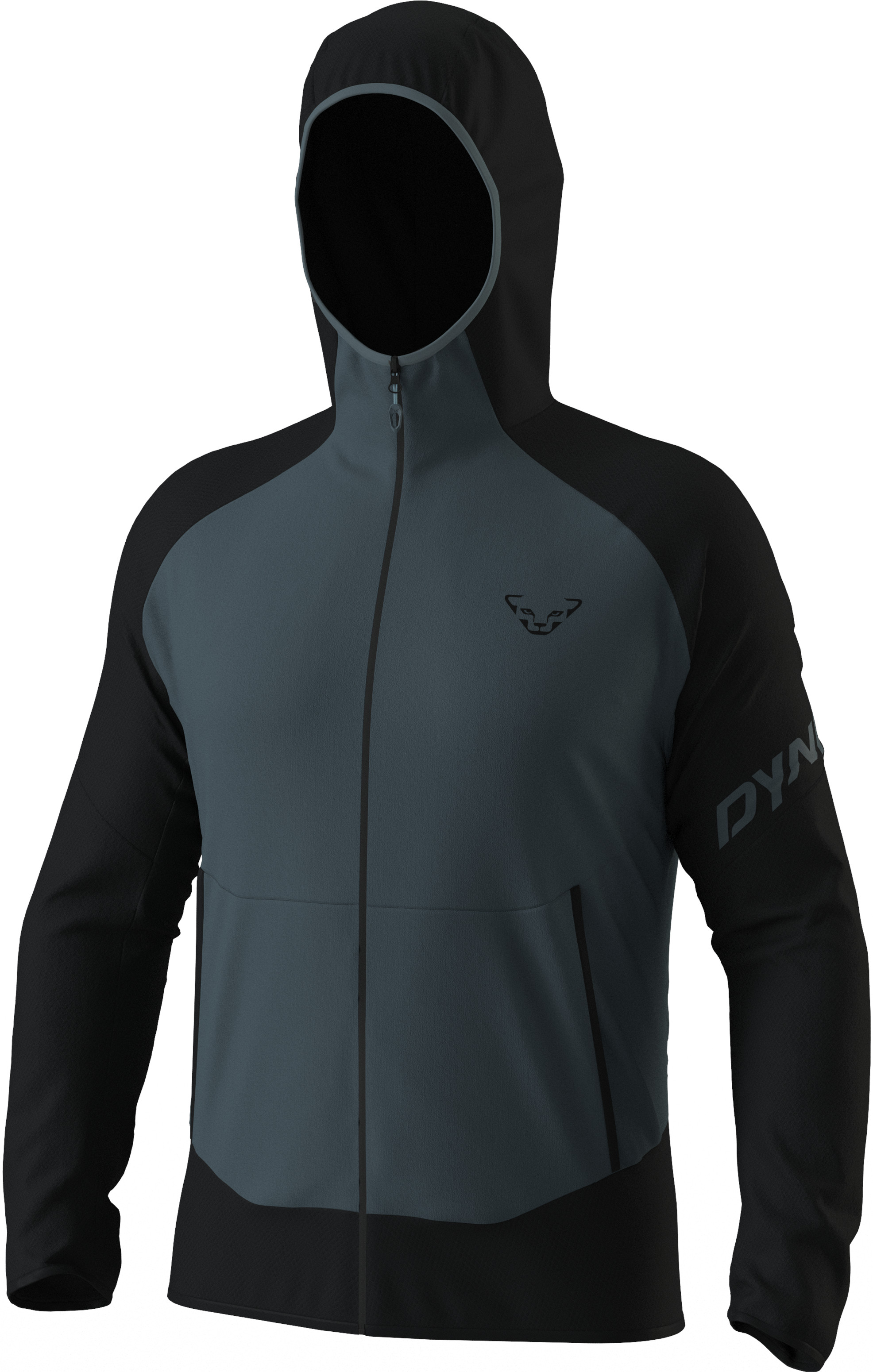 Mikina Dynafit Transalper Light PTC Hoody black out/cinder Barva: šedá / černá, Velikost: S