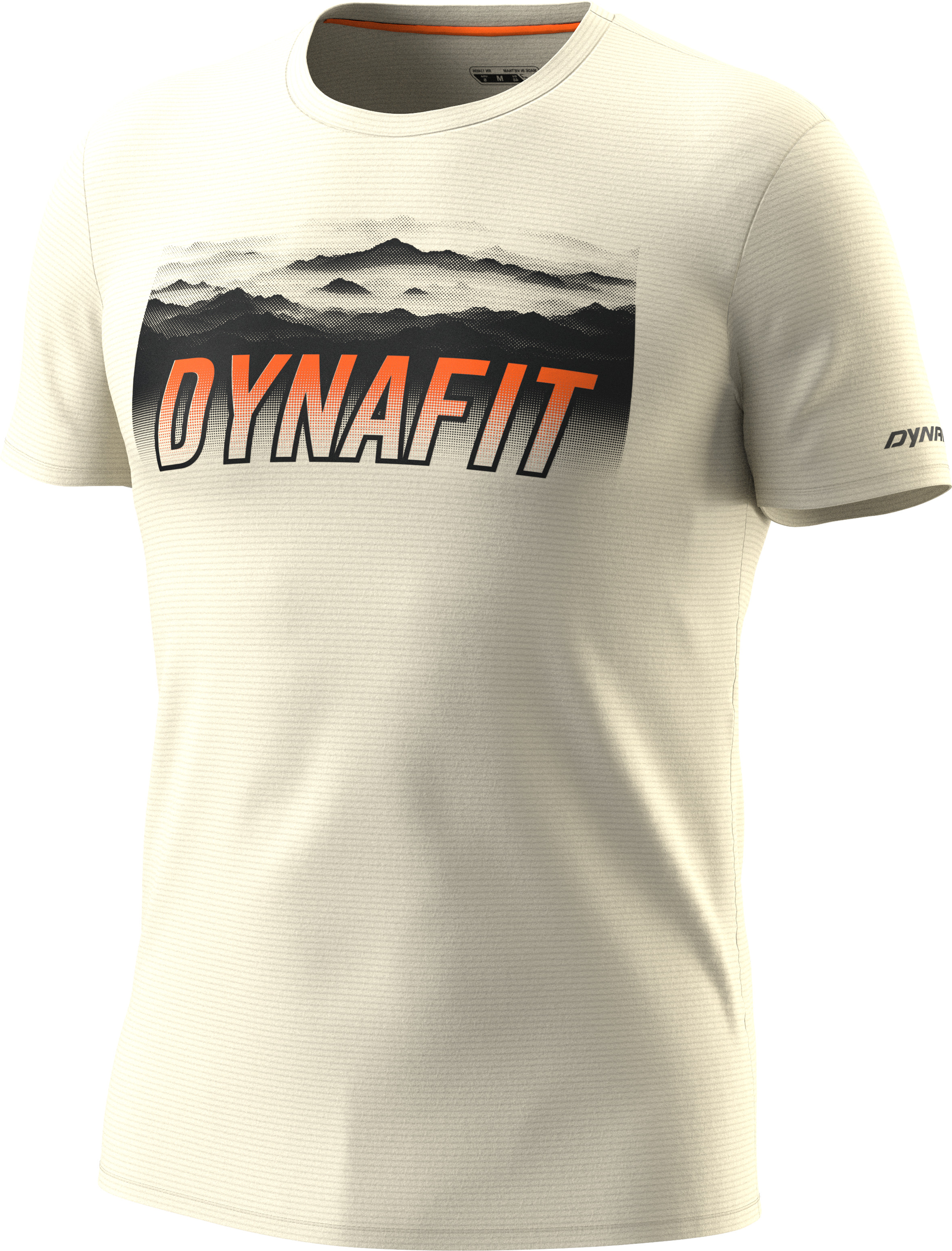Triko Dynafit Transalper Graphic S/S Tee overcast Barva: krémová, Velikost: S