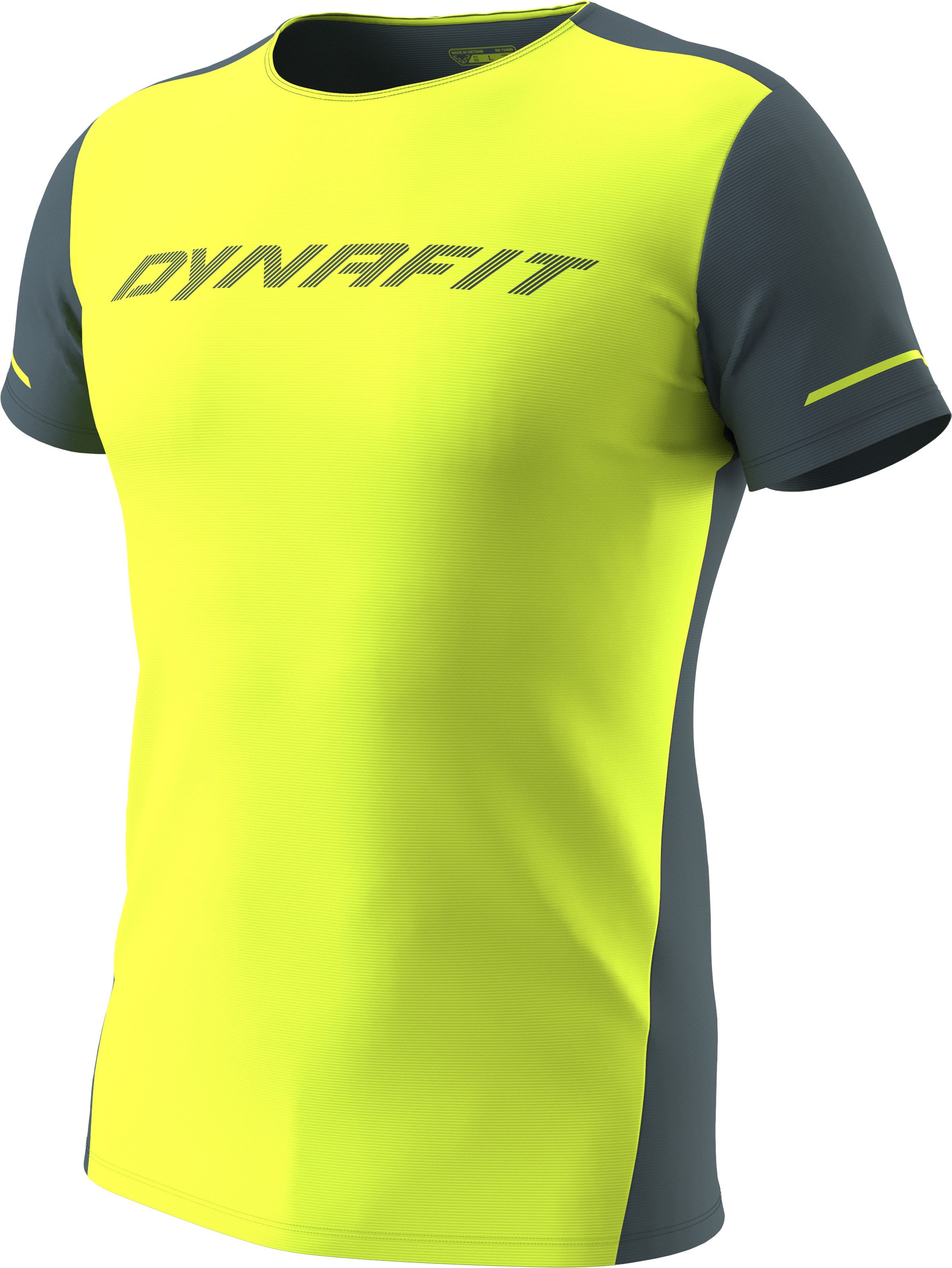Triko Dynafit Alpine 2 S/S Tee ultra yellow Barva: žlutá / šedá, Velikost: M