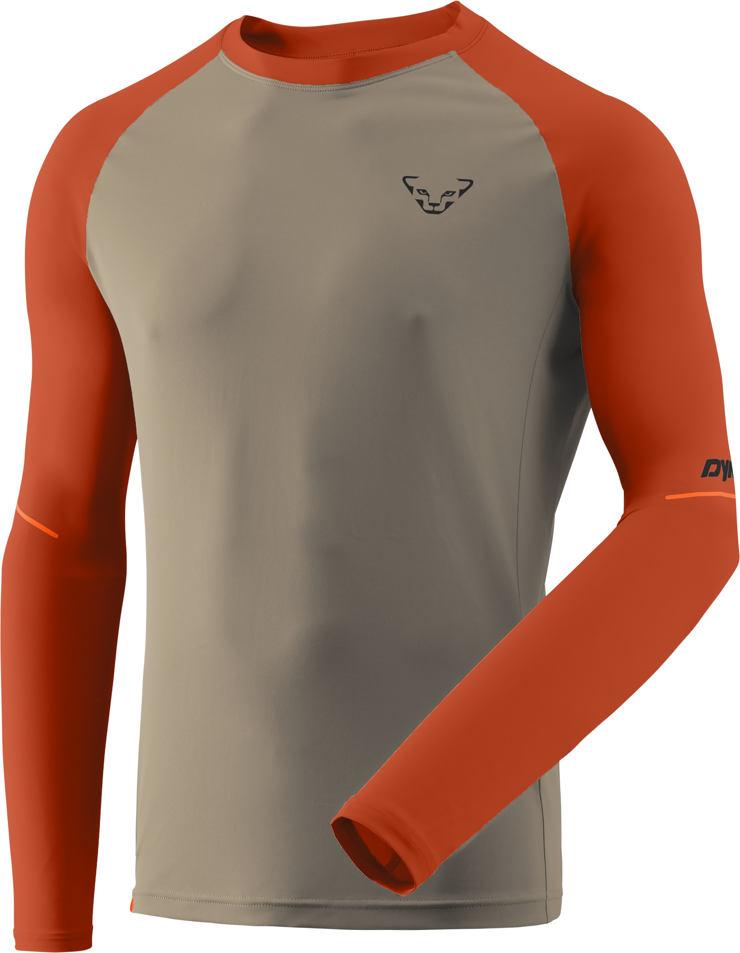 Tričko s dlouhým rukávem Dynafit Alpine Pro alabama Barva: khaki / oranžová, Velikost: M