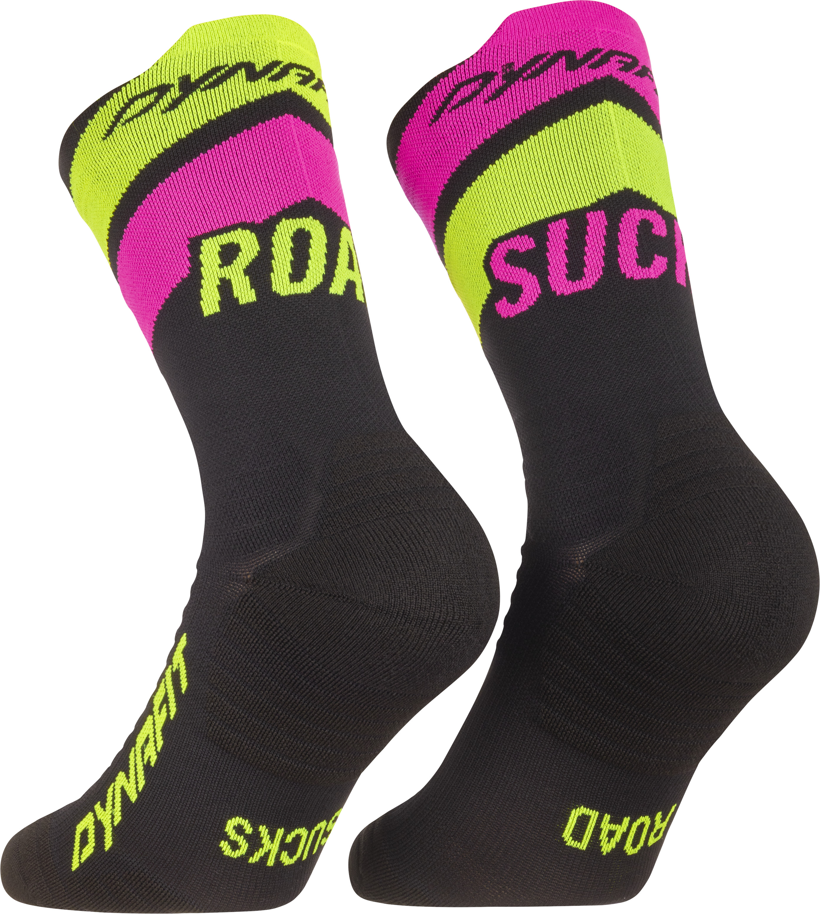 Ponožky Dynafit Ultra Crew black out/ultra yellow Barva: žlutá / černá, Velikost: 43-46