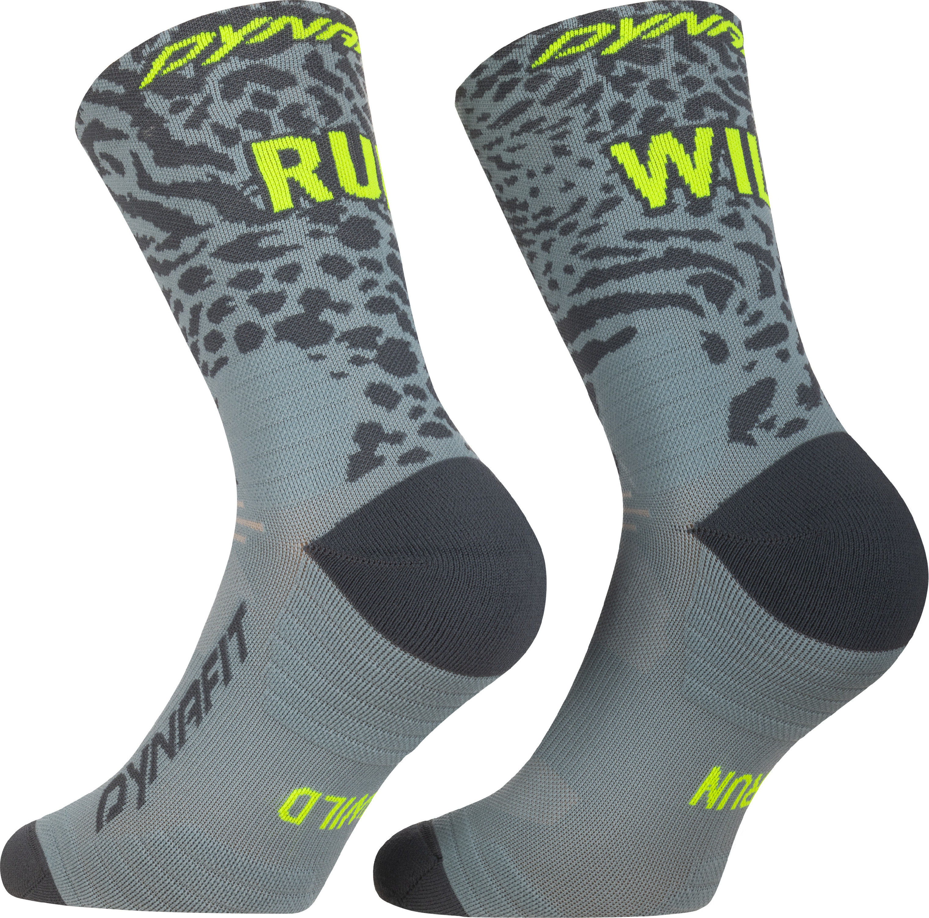 Ponožky Dynafit Run Wild Crew smoke blue Barva: modrá / šedá, Velikost: 43-46