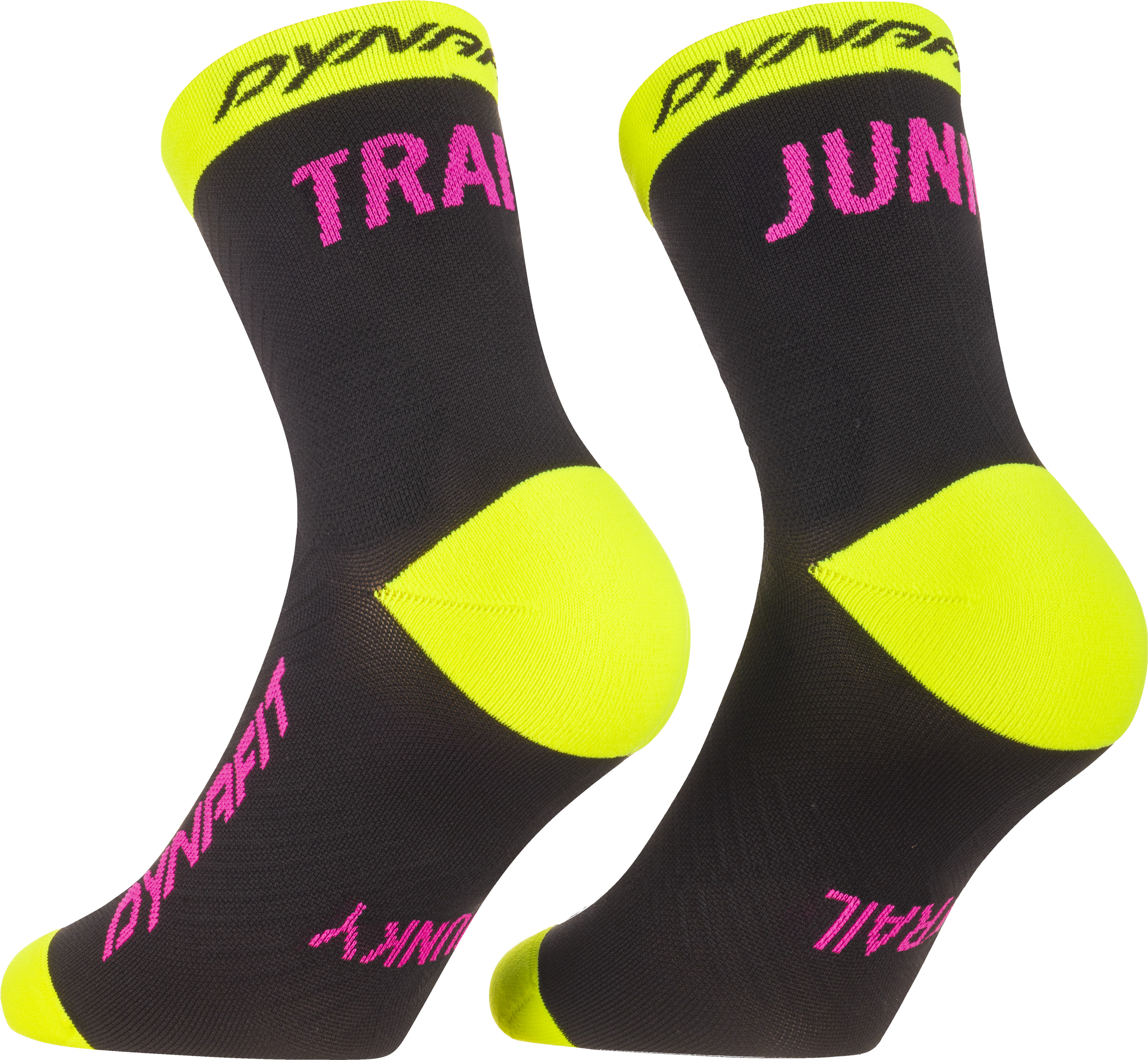 Ponožky Dynafit Trail Mid black out/ultra yellow Barva: žlutá / černá, Velikost: 39-42