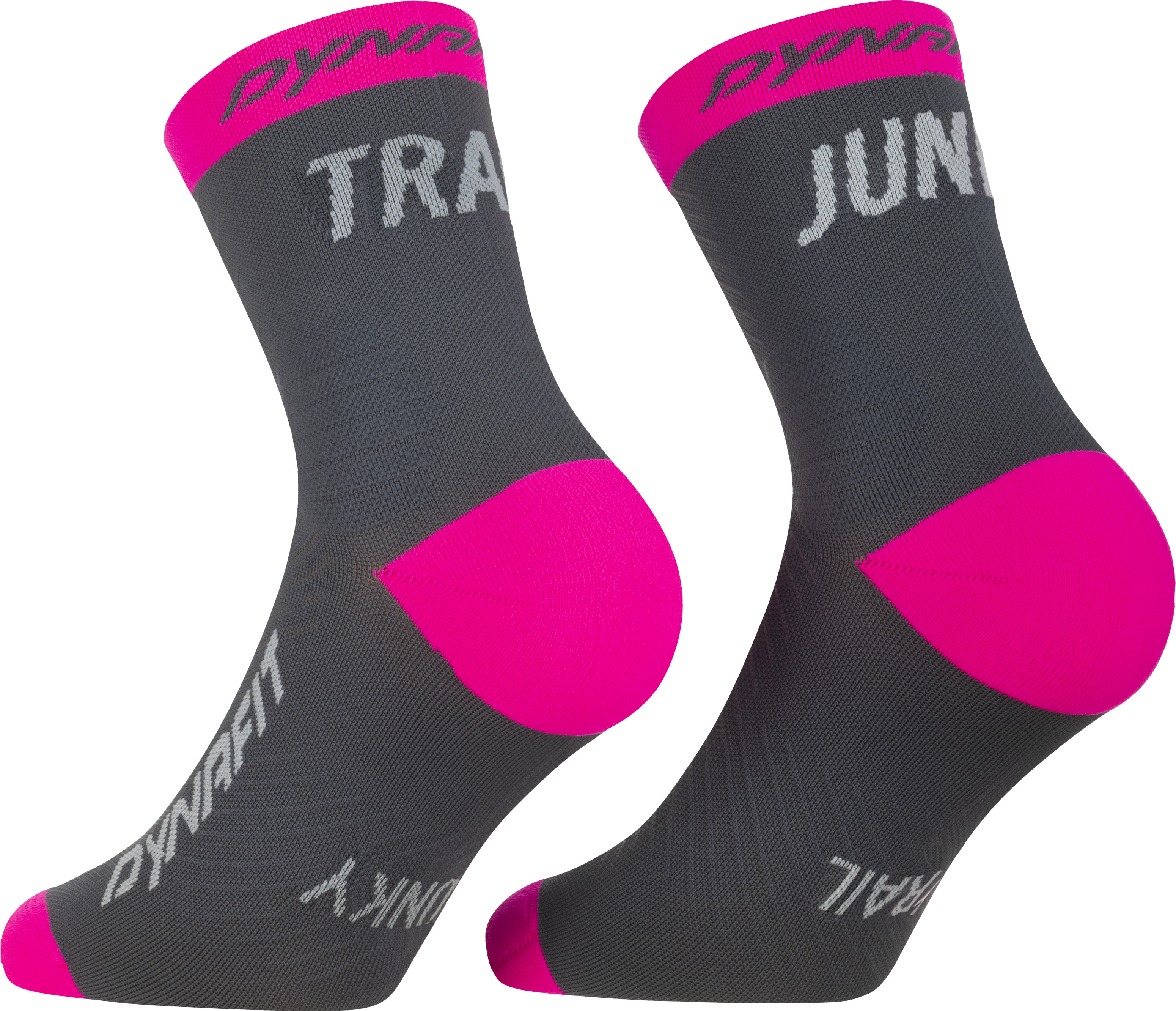 Ponožky Dynafit Trail Mid cinder/pink glo Barva: růžová / šedá, Velikost: 35-38