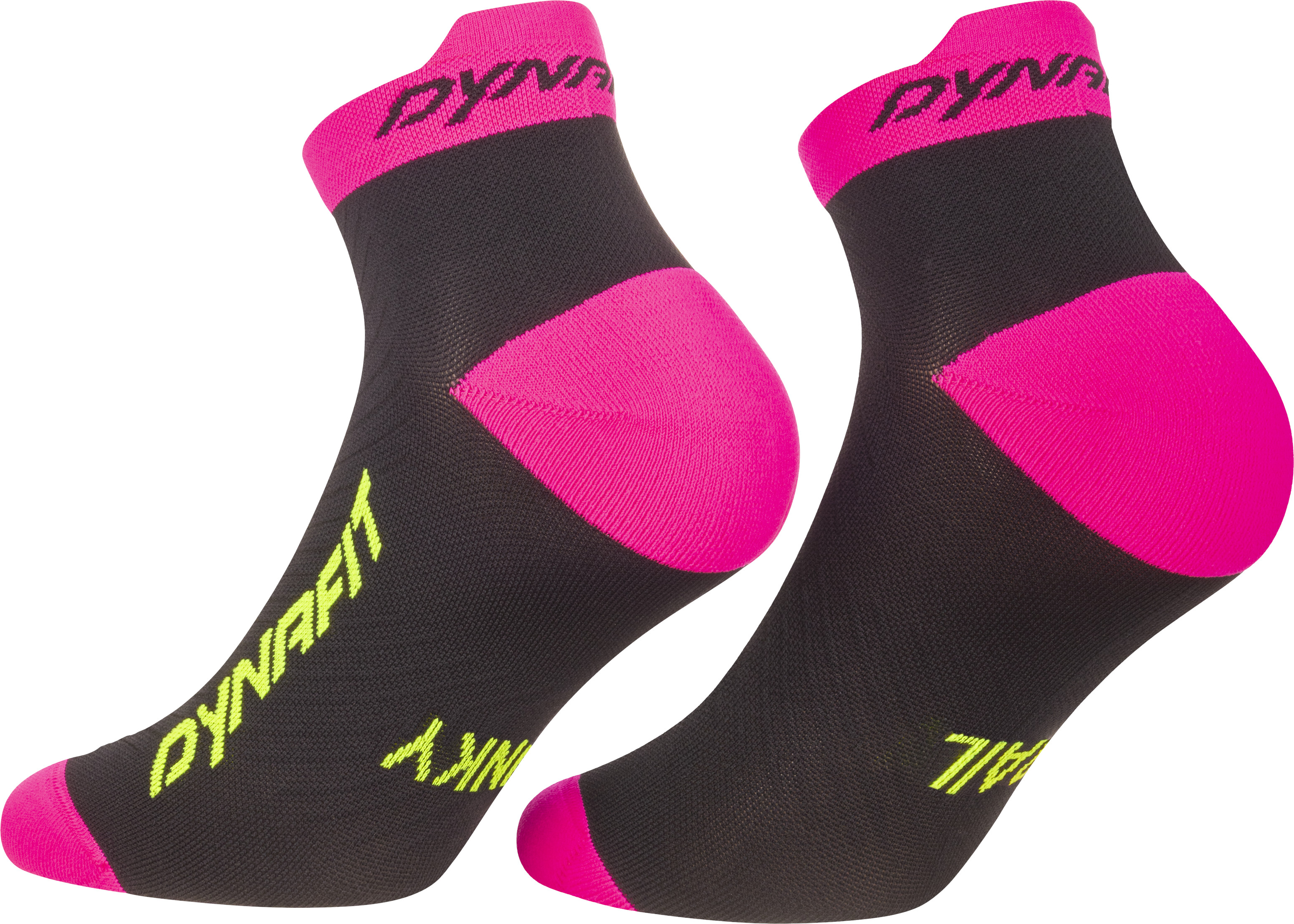 Ponožky Dynafit Trail Short black out/pink glo Barva: růžová / černá, Velikost: 39-42