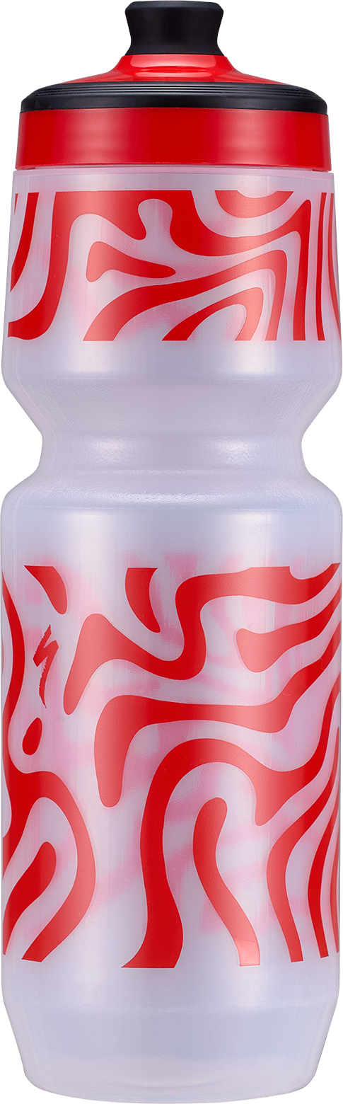 Láhev Specialized Specialized Purist Omni fingerprint clear 26oz/760 ml Barva: červená / průhledná, Objem: 760 ml