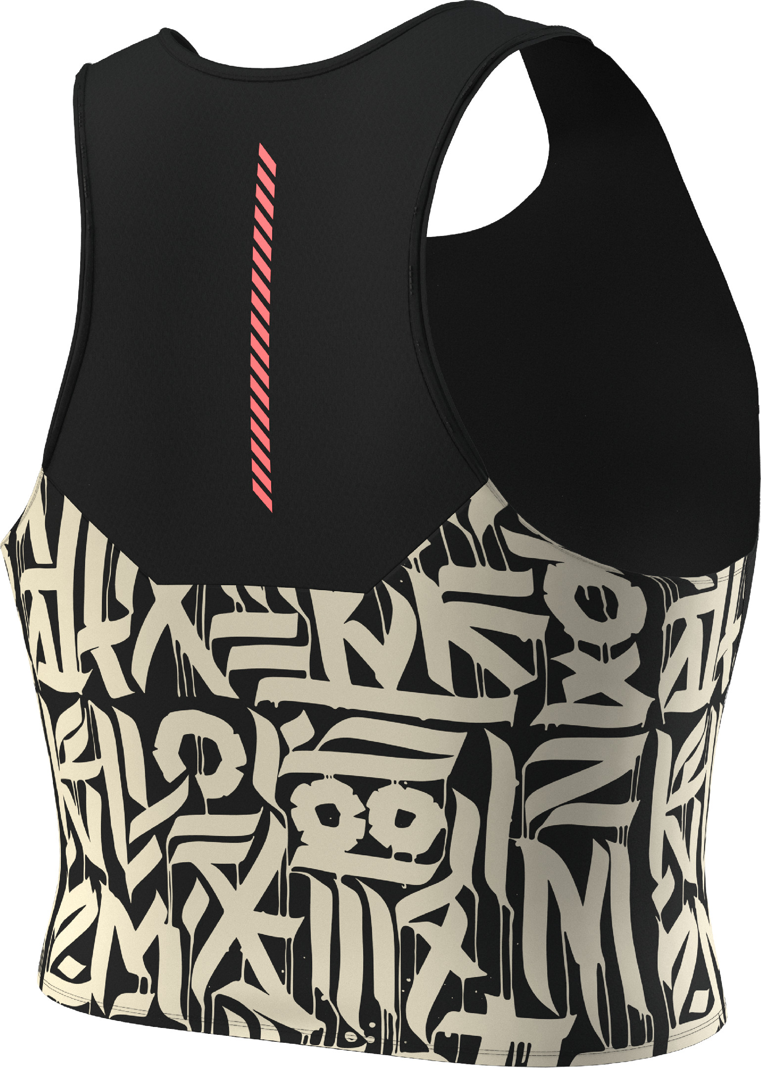 Tílko Dynafit Trail Crop Top W black out Barva: černá / krémová, Velikost: XS