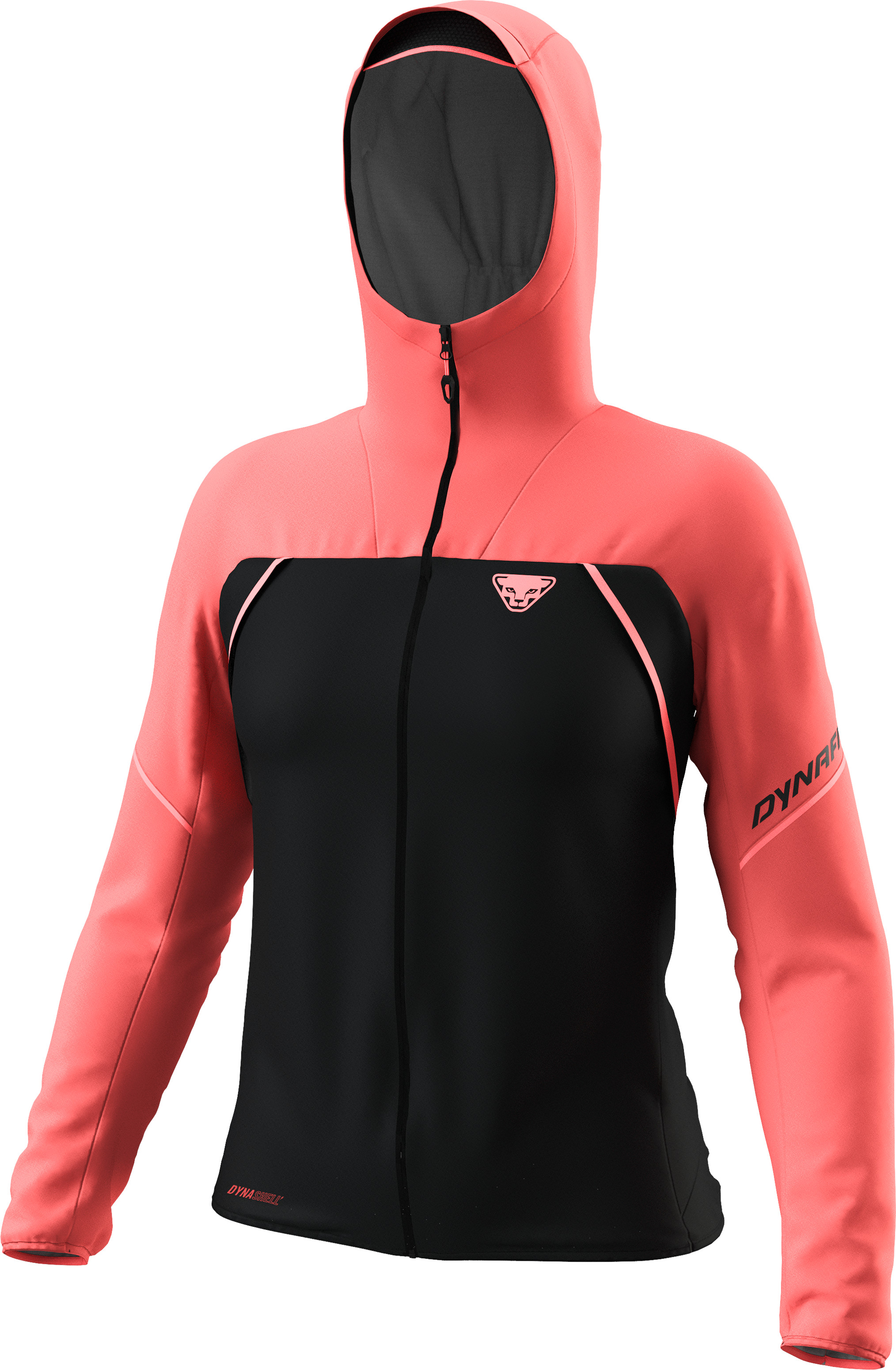 Bunda Dynafit Alpine 3L W cabana Barva: černá / korálová, Velikost: M
