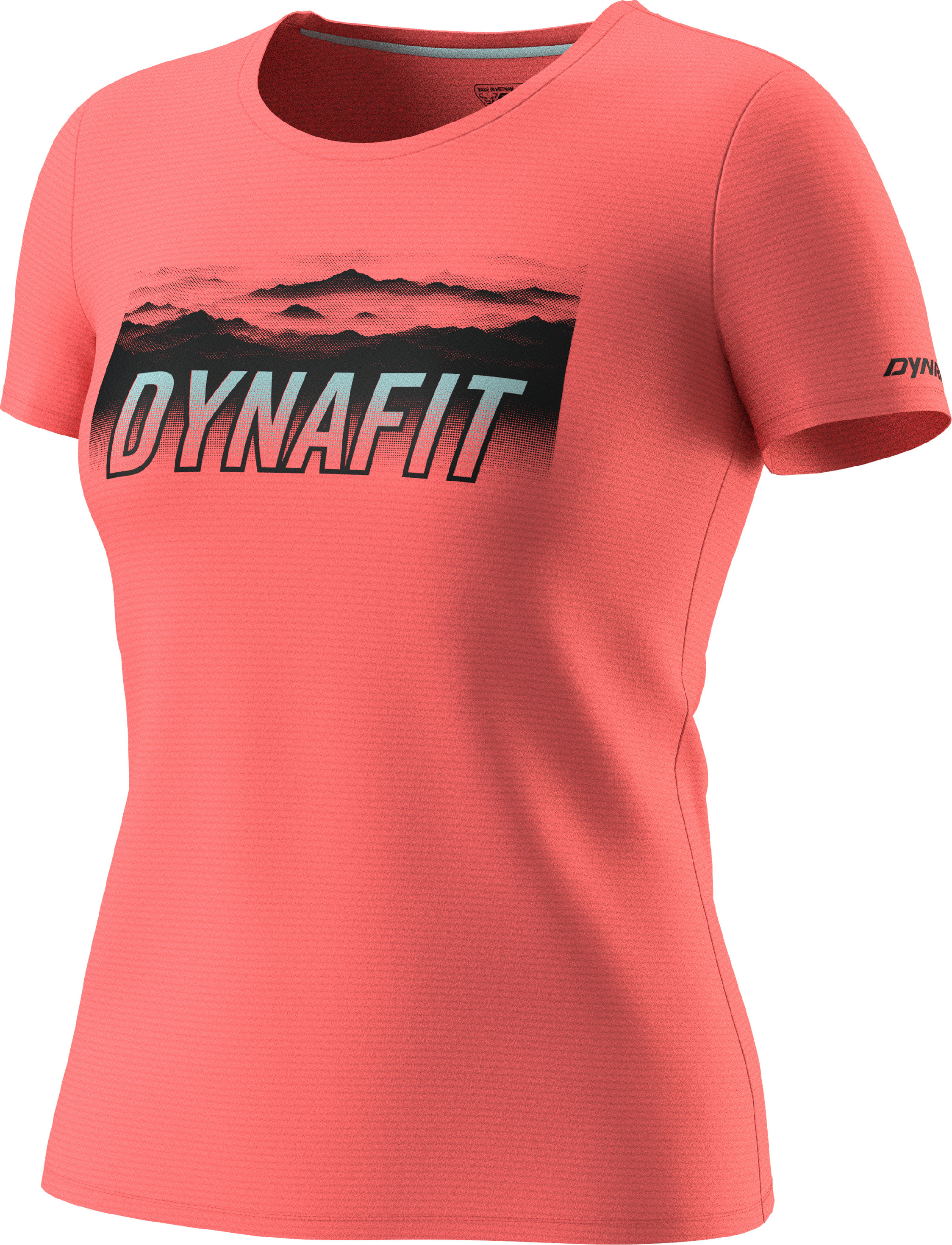 Triko Dynafit Transalper Graphic S/S Tee W cabana Barva: korálová, Velikost: L