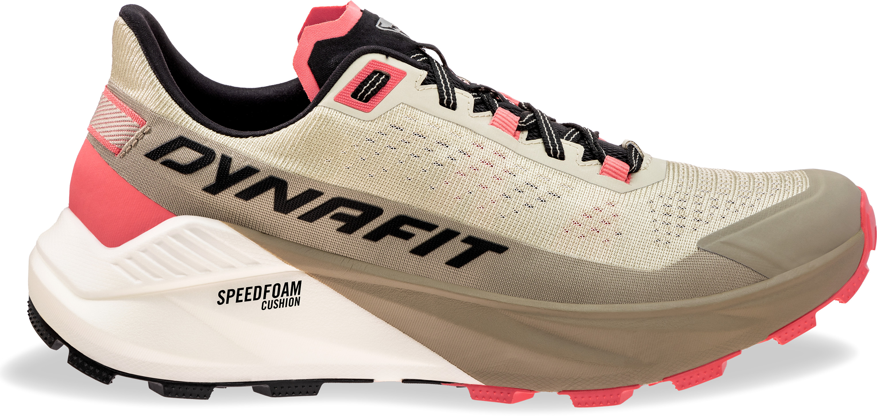 Běžecké boty Dynafit Ultra 100 V3 W rock khaki/overcast Barva: khaki / korálová, Velikost EU: 40