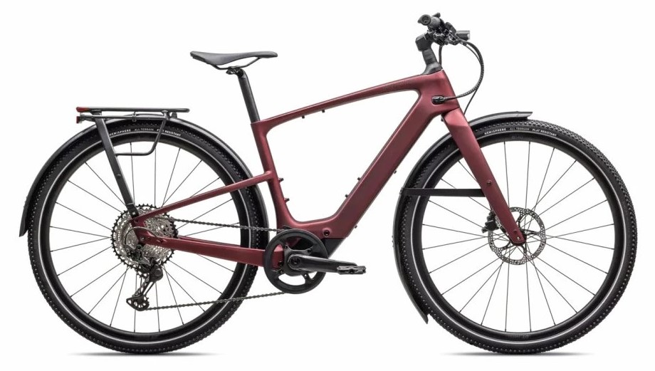 Specialized Turbo Vado SL 6.0 carbon EQ G2 satin red sky/red onyx frost Barva: červená, Velikost: XL