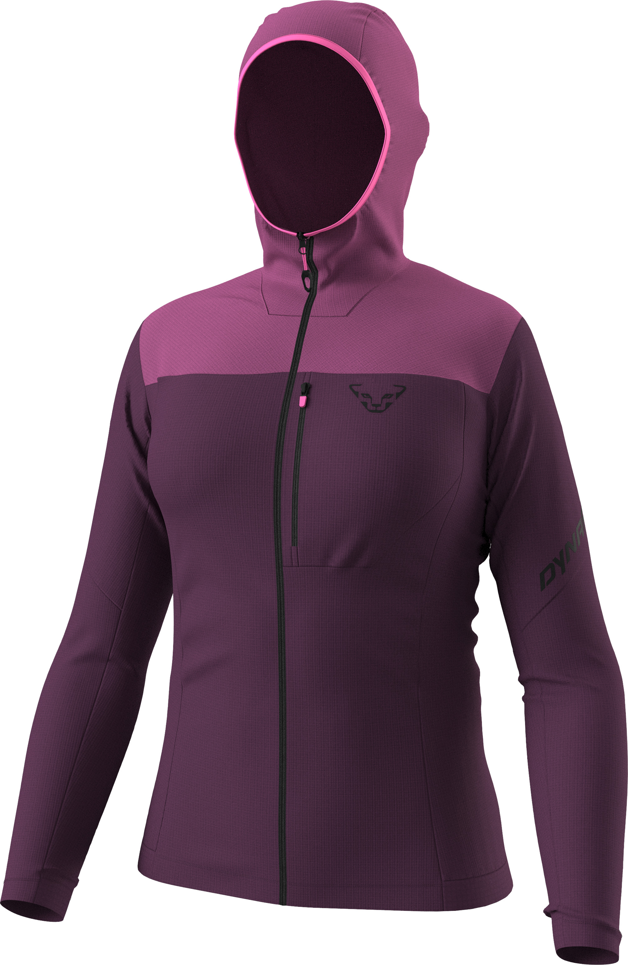 Mikina Dynafit Traverse Thermal Hooded W magenta Barva: růžová, Velikost: L