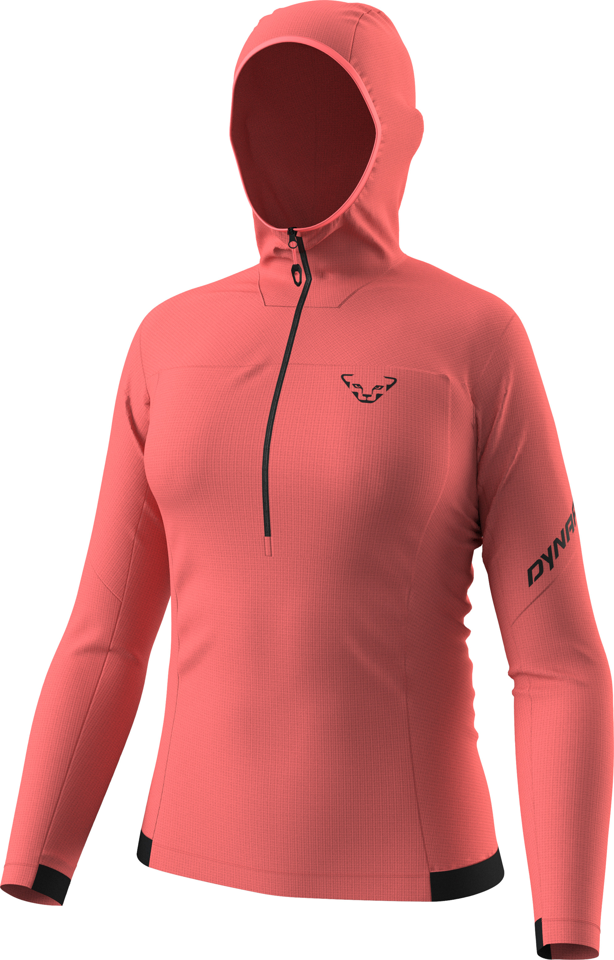 Mikina Dynafit Traverse Thermal 1/2 Zip W cabana Barva: korálová, Velikost: S
