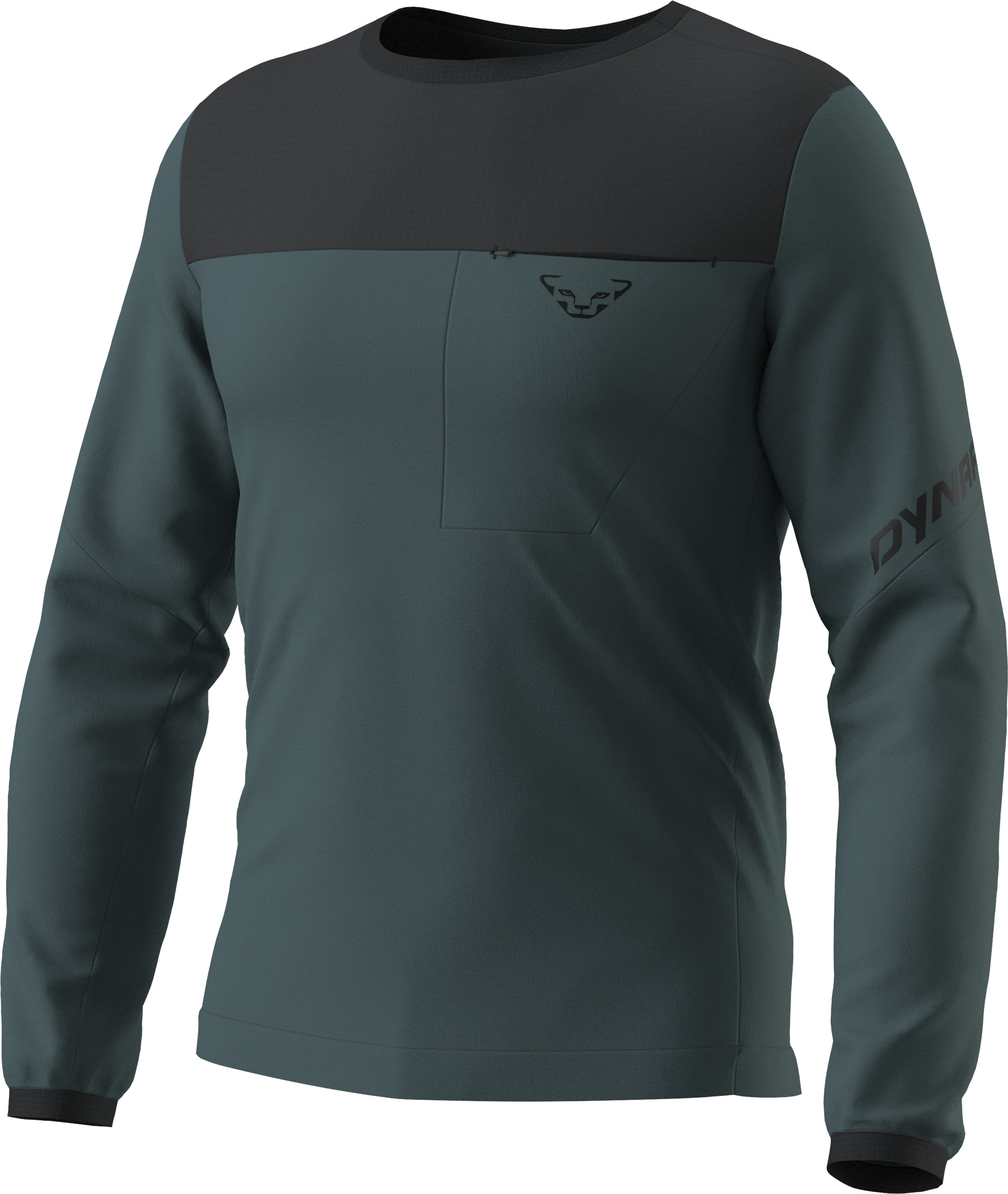 Mikina Dynafit Traverse DST Pullover cinder Barva: šedá / černá, Velikost: L