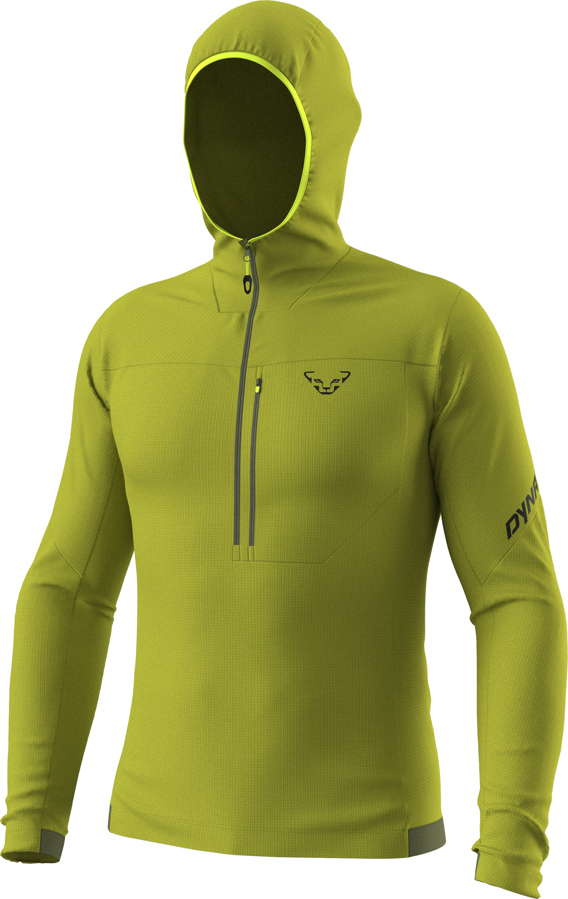 Mikina Dynafit Traverse Thermal 1/2 Zip golden lime Barva: limetková, Velikost: M