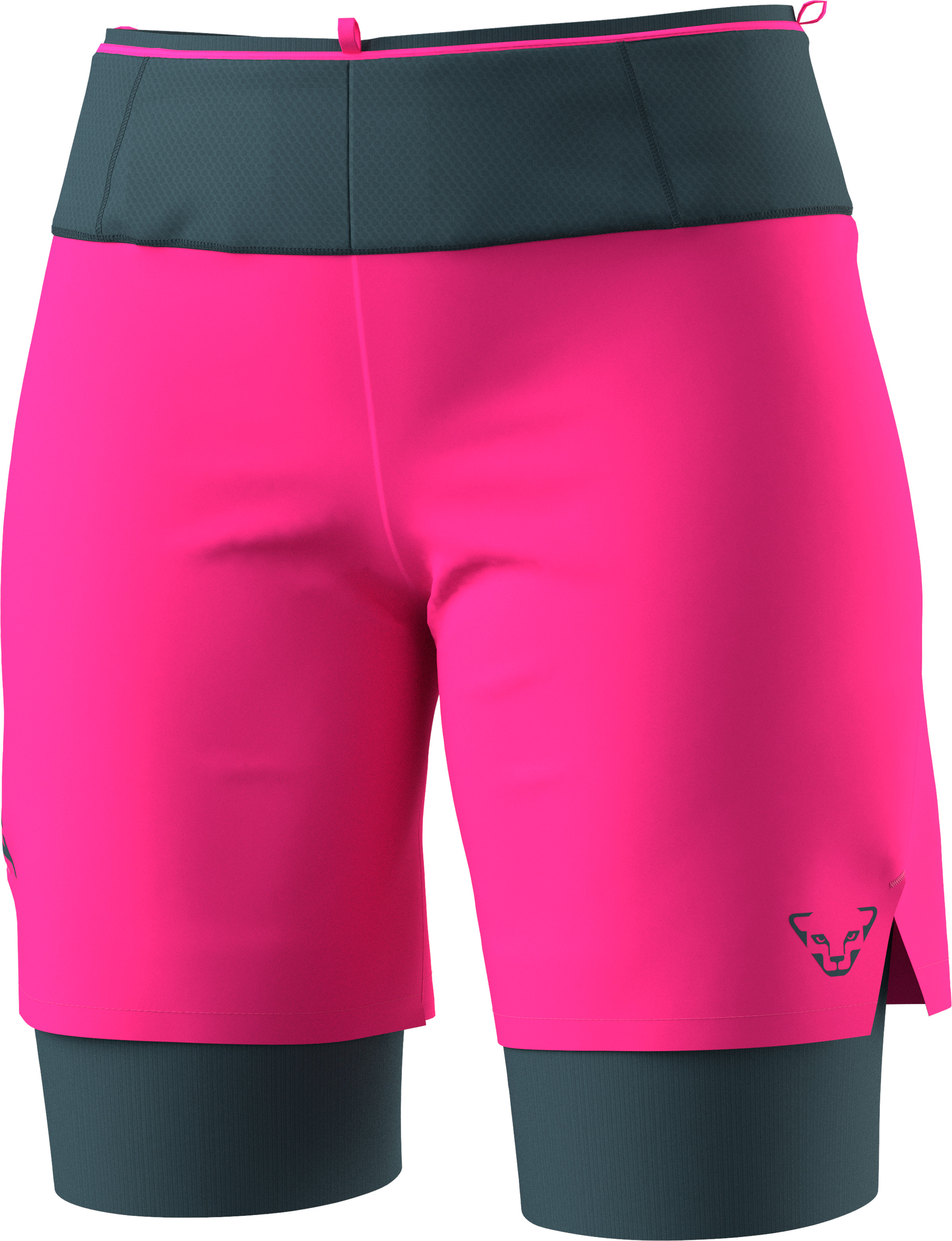 Kraťasy Dynafit Ultra 2/1 W pink glo Barva: růžová / šedá, Velikost: L