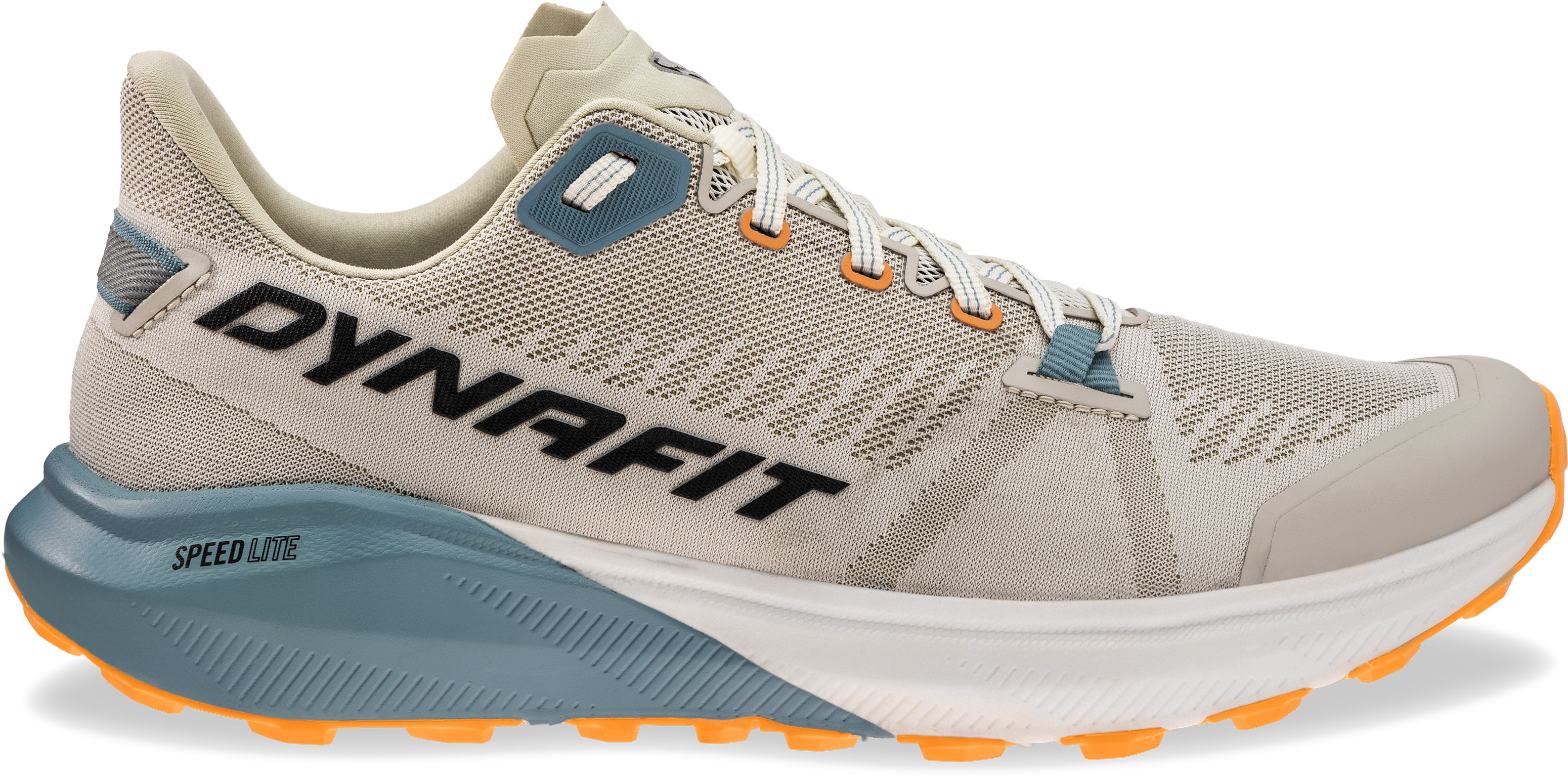 Běžecké boty Dynafit Trail whisper white/black out Barva: béžová / modrá, Velikost EU: 47