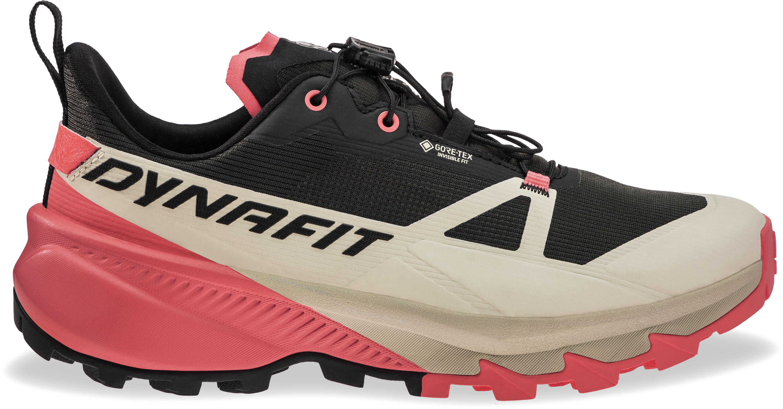 Běžecké boty Dynafit Traverse 2 GTX W overcast/black out Barva: khaki / černá / korálová, Velikost EU: 36,5