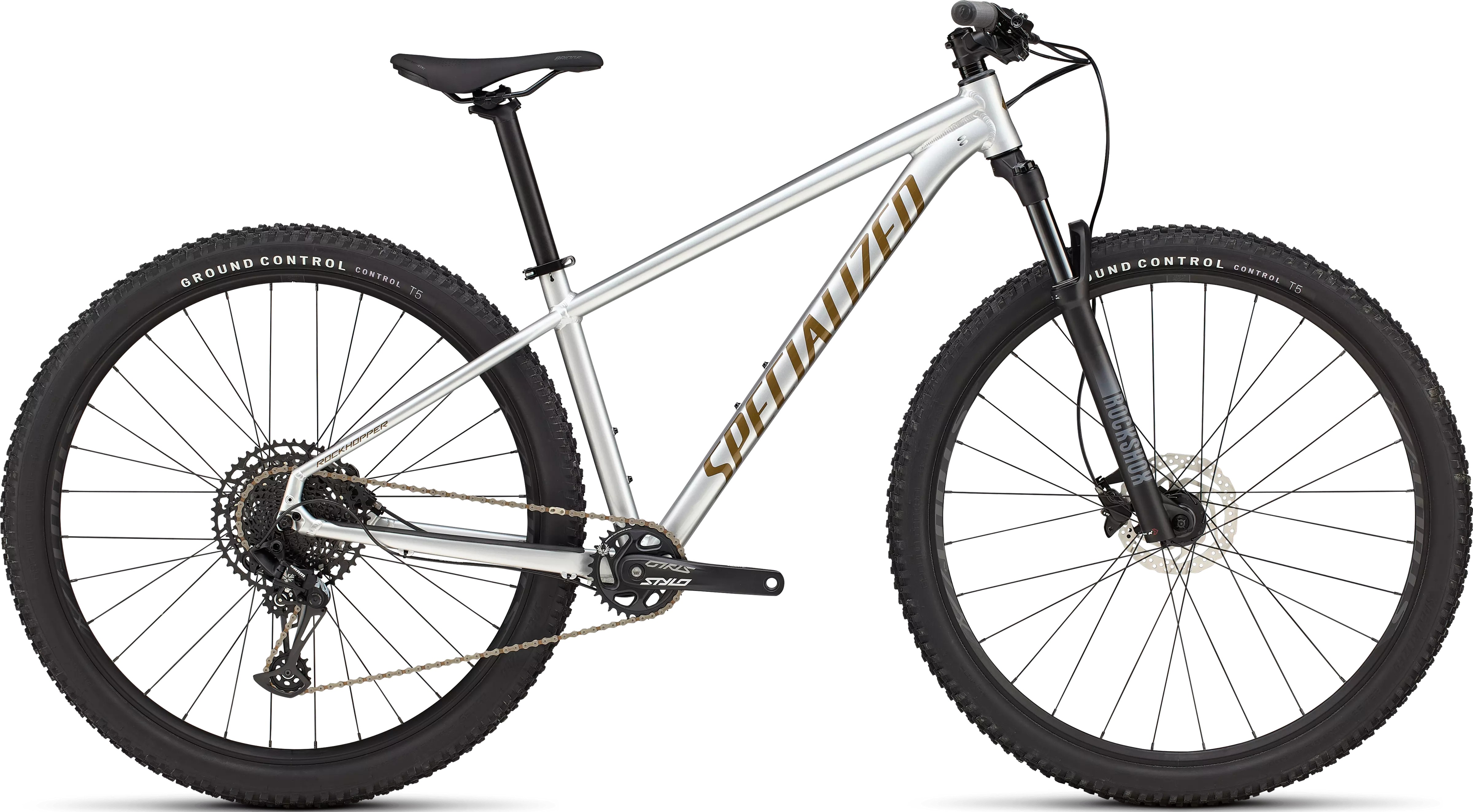 Specialized Rockhopper Expert 29 gloss silver dust/satin burnt gold metallic Barva: srříbrná, Velikost: S
